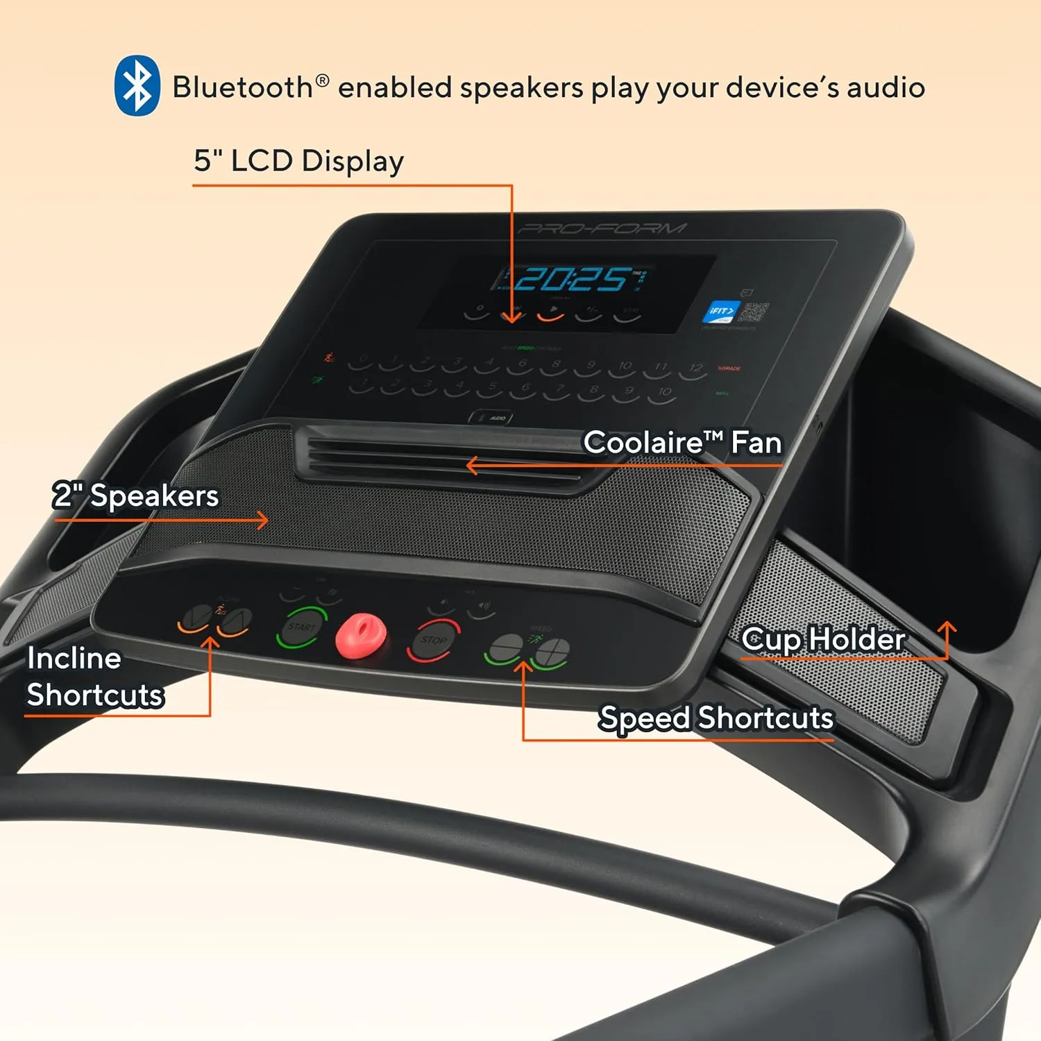 Proform Carbon Treadmills: Treadmills for Walking and Running with Built-in Fan and SpaceSaver Design