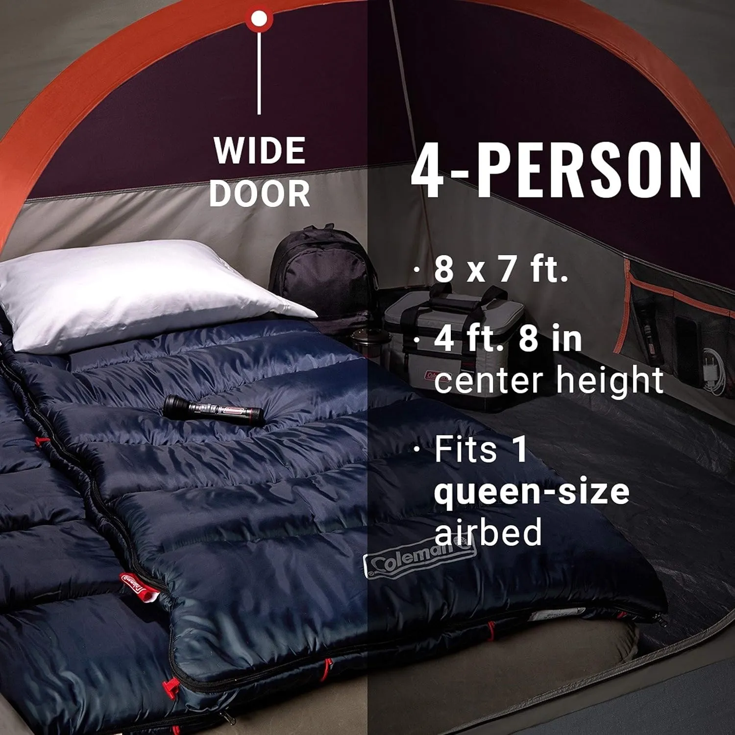 Proven 4P Skydoom Tent Blackberry Coleman Repeat buyers