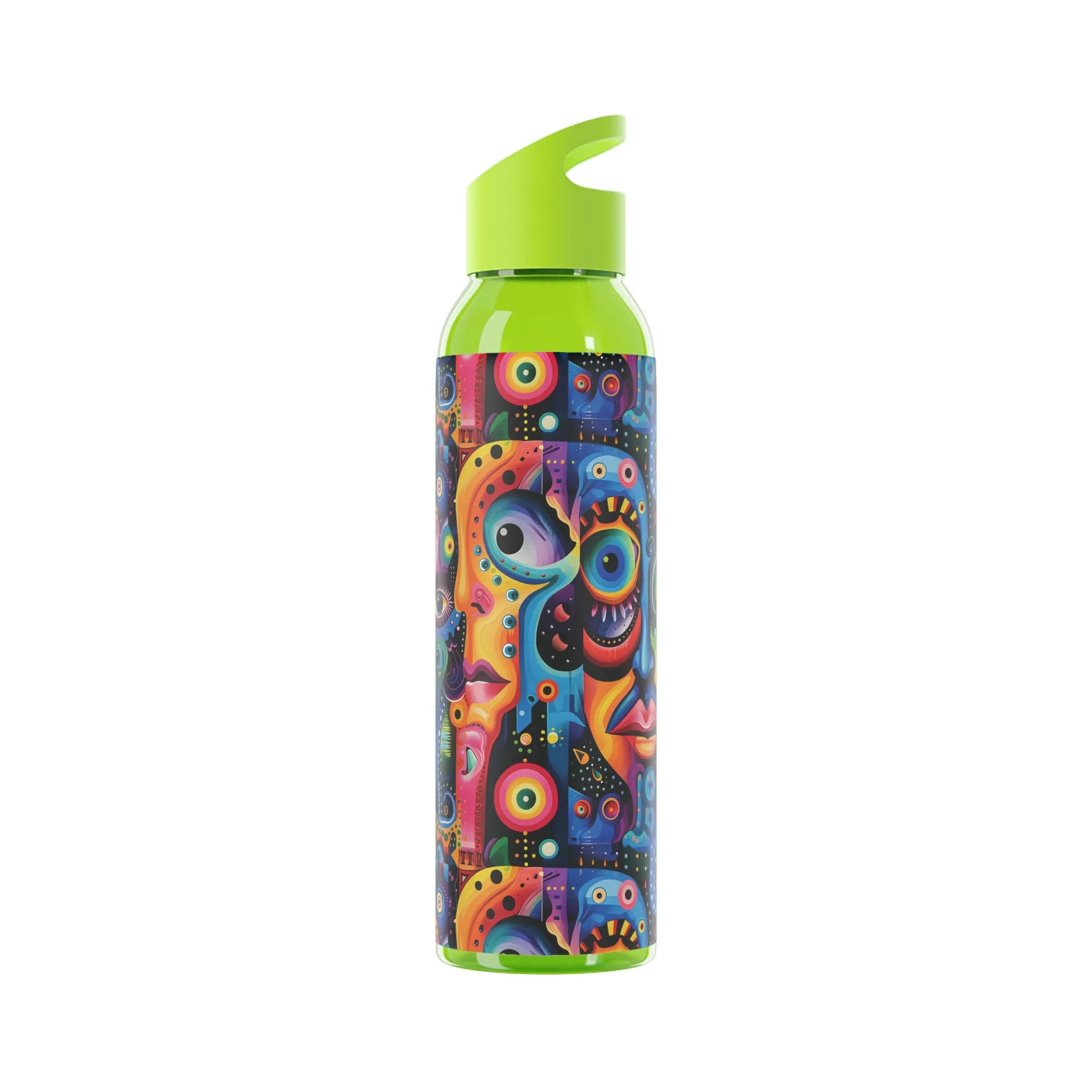 Psychedelic Visions Colorful Sky Water Bottle - Artistic Insulated Hydration for Everyday Use