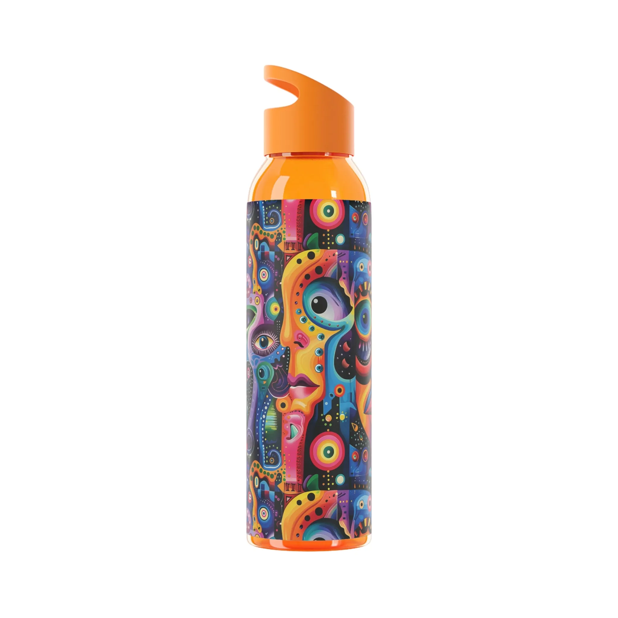 Psychedelic Visions Colorful Sky Water Bottle - Artistic Insulated Hydration for Everyday Use