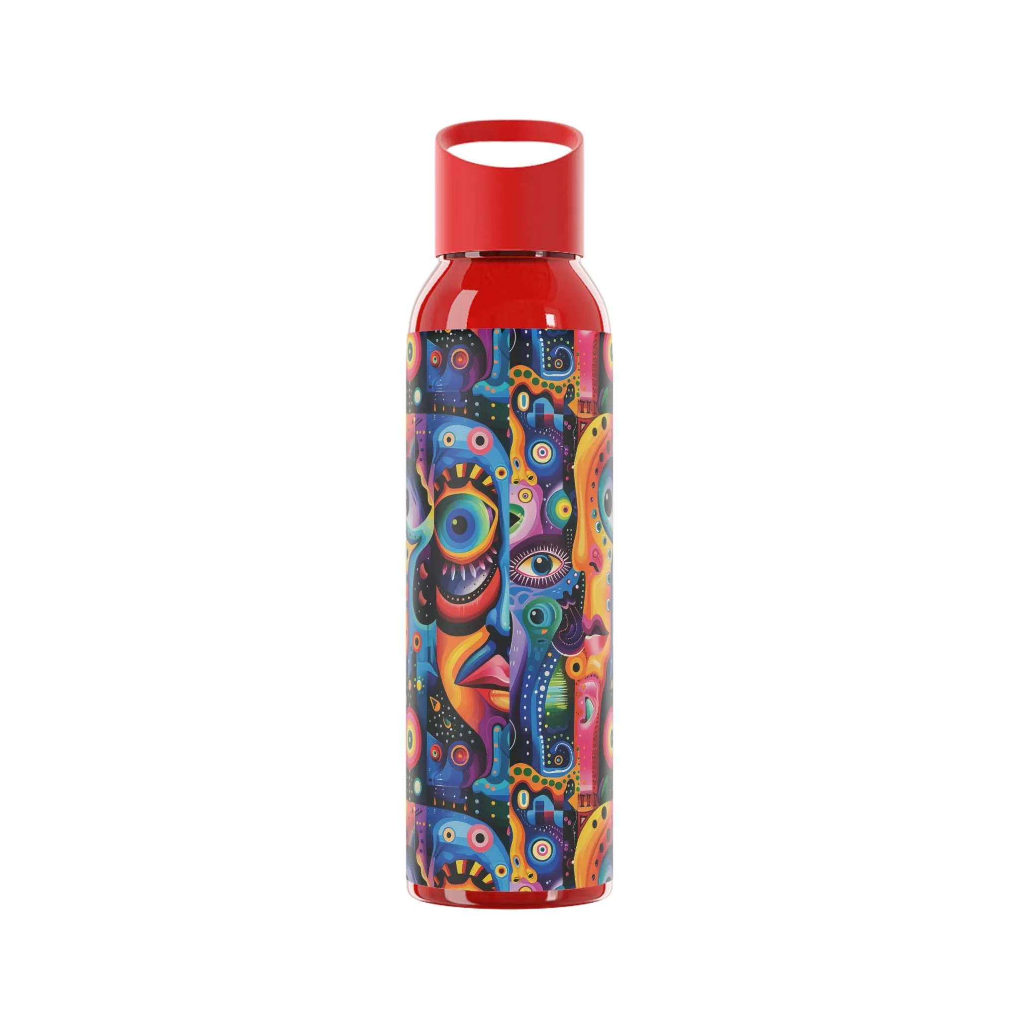 Psychedelic Visions Colorful Sky Water Bottle - Artistic Insulated Hydration for Everyday Use