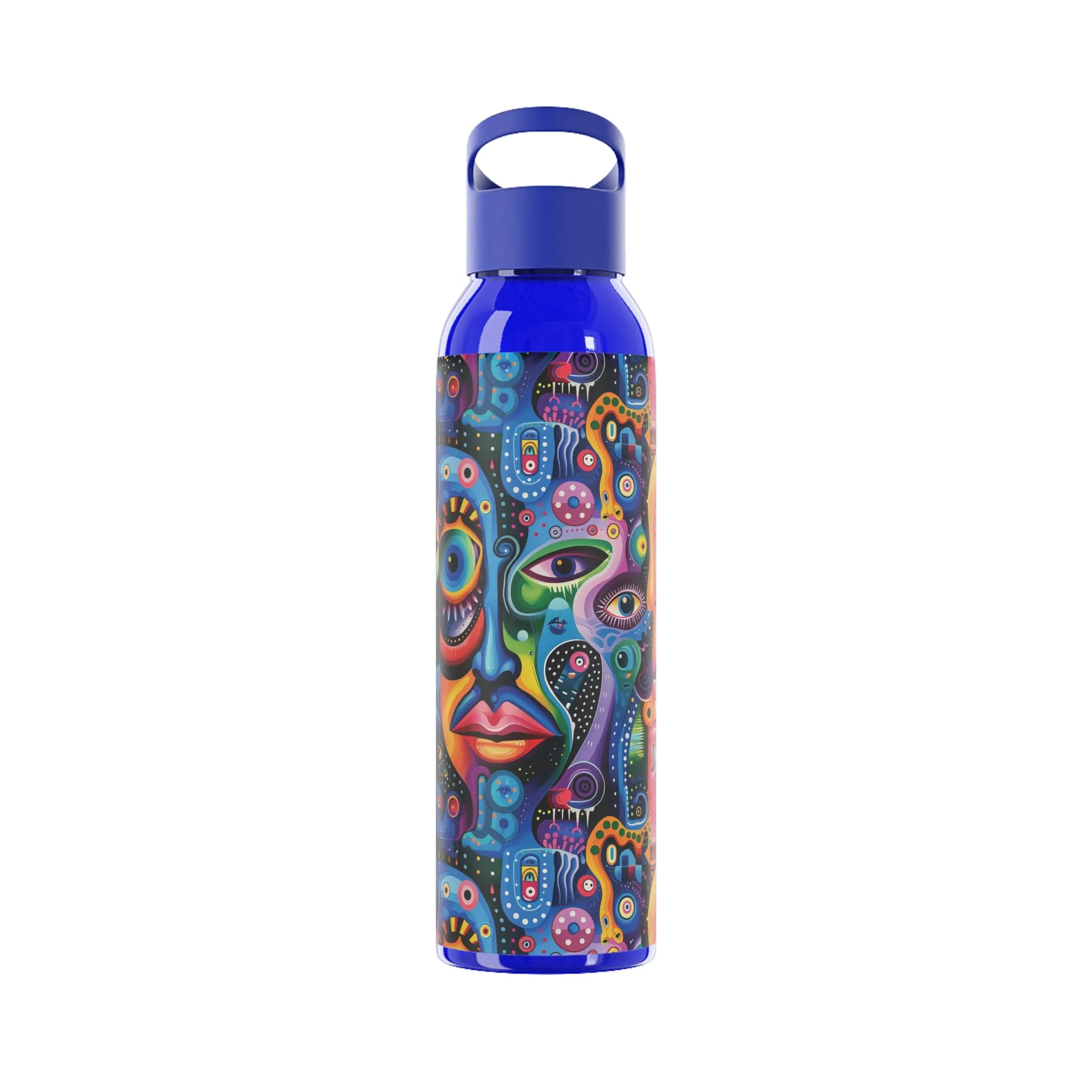 Psychedelic Visions Colorful Sky Water Bottle - Artistic Insulated Hydration for Everyday Use
