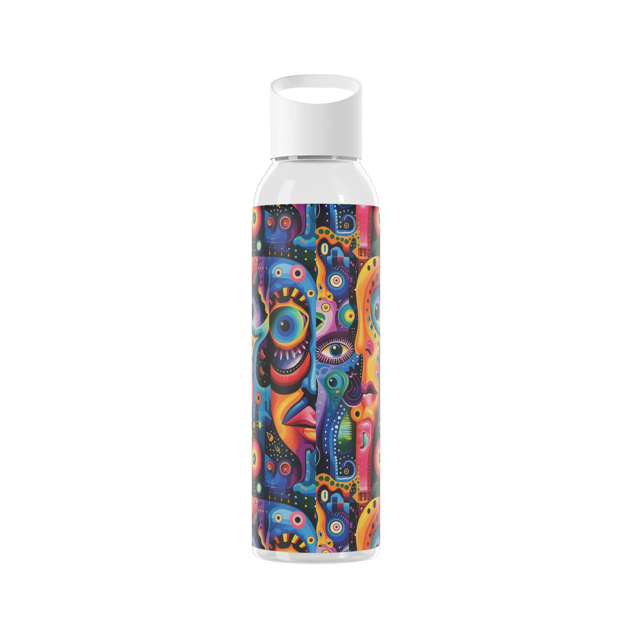 Psychedelic Visions Colorful Sky Water Bottle - Artistic Insulated Hydration for Everyday Use