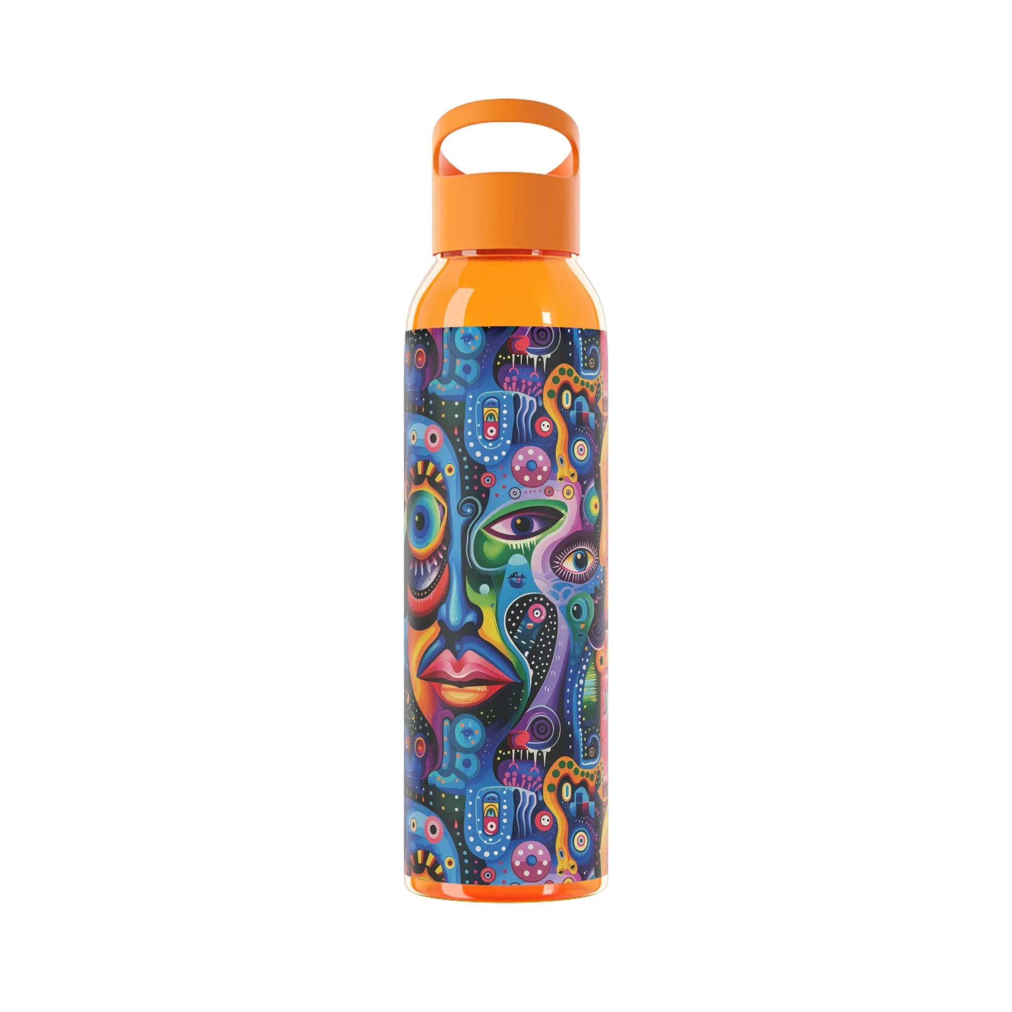 Psychedelic Visions Colorful Sky Water Bottle - Artistic Insulated Hydration for Everyday Use