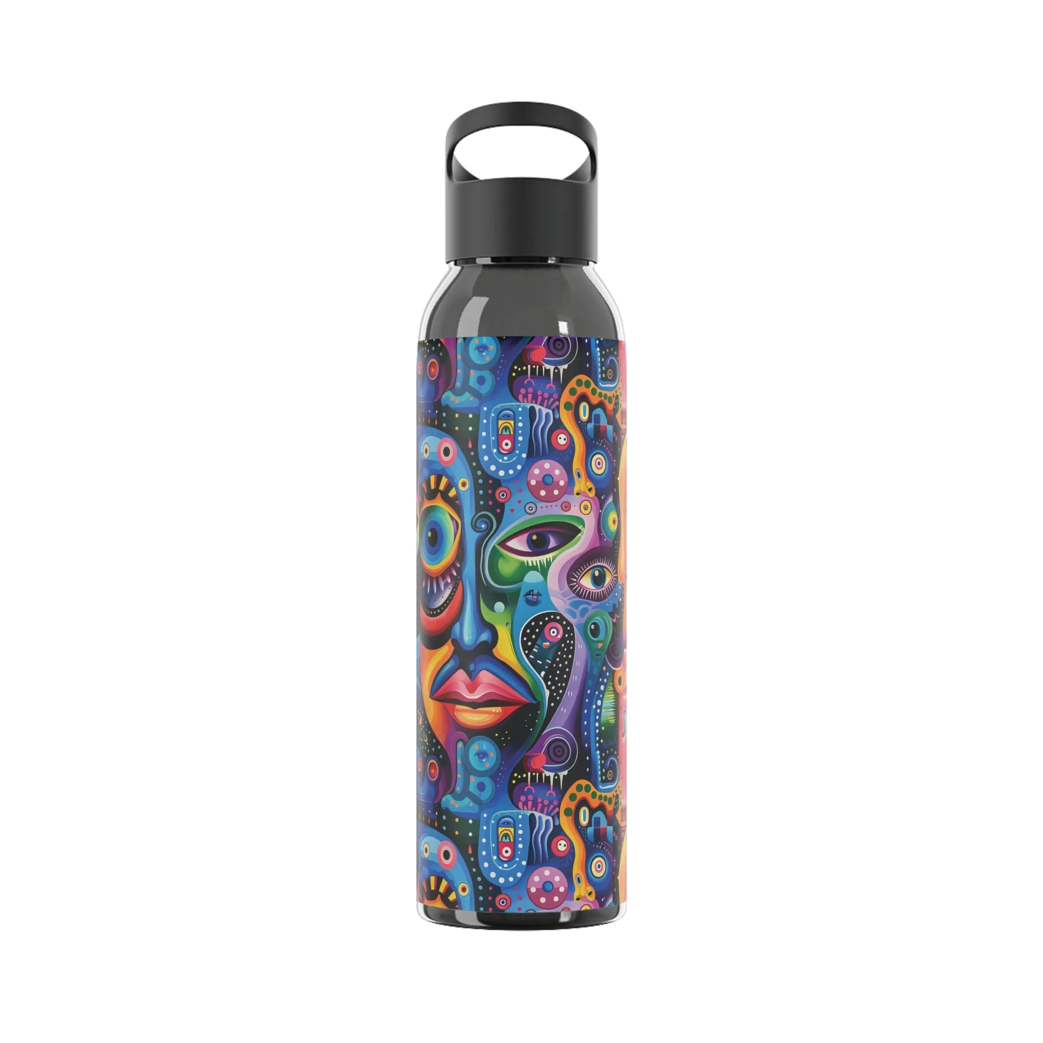 Psychedelic Visions Colorful Sky Water Bottle - Artistic Insulated Hydration for Everyday Use