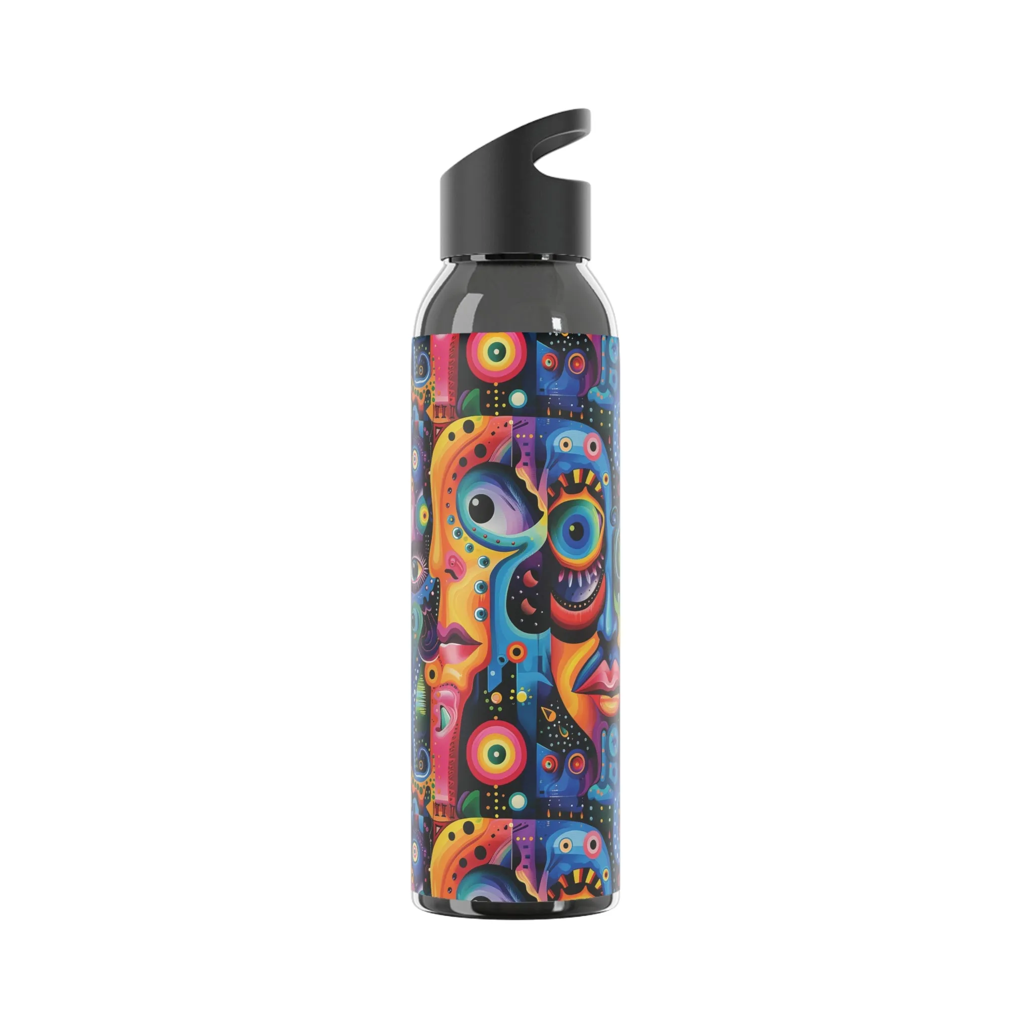 Psychedelic Visions Colorful Sky Water Bottle - Artistic Insulated Hydration for Everyday Use