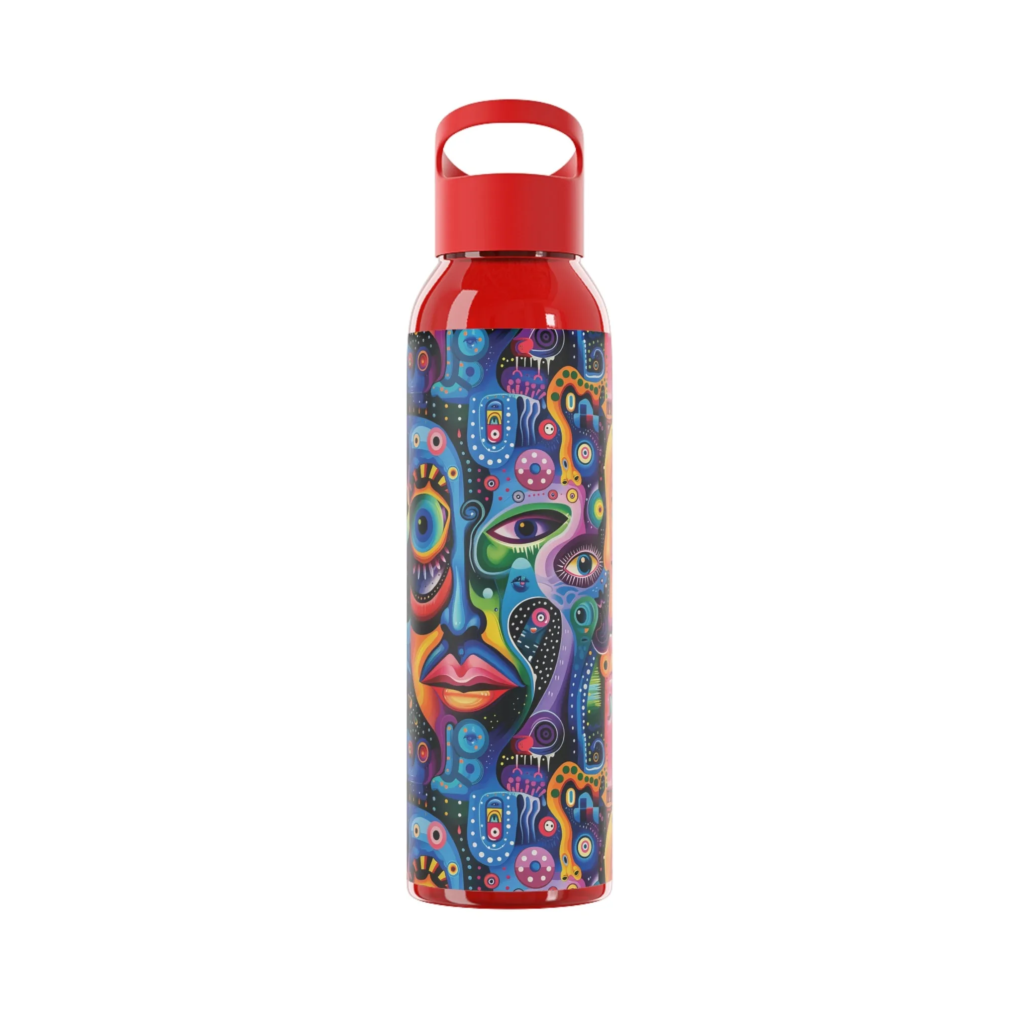 Psychedelic Visions Colorful Sky Water Bottle - Artistic Insulated Hydration for Everyday Use