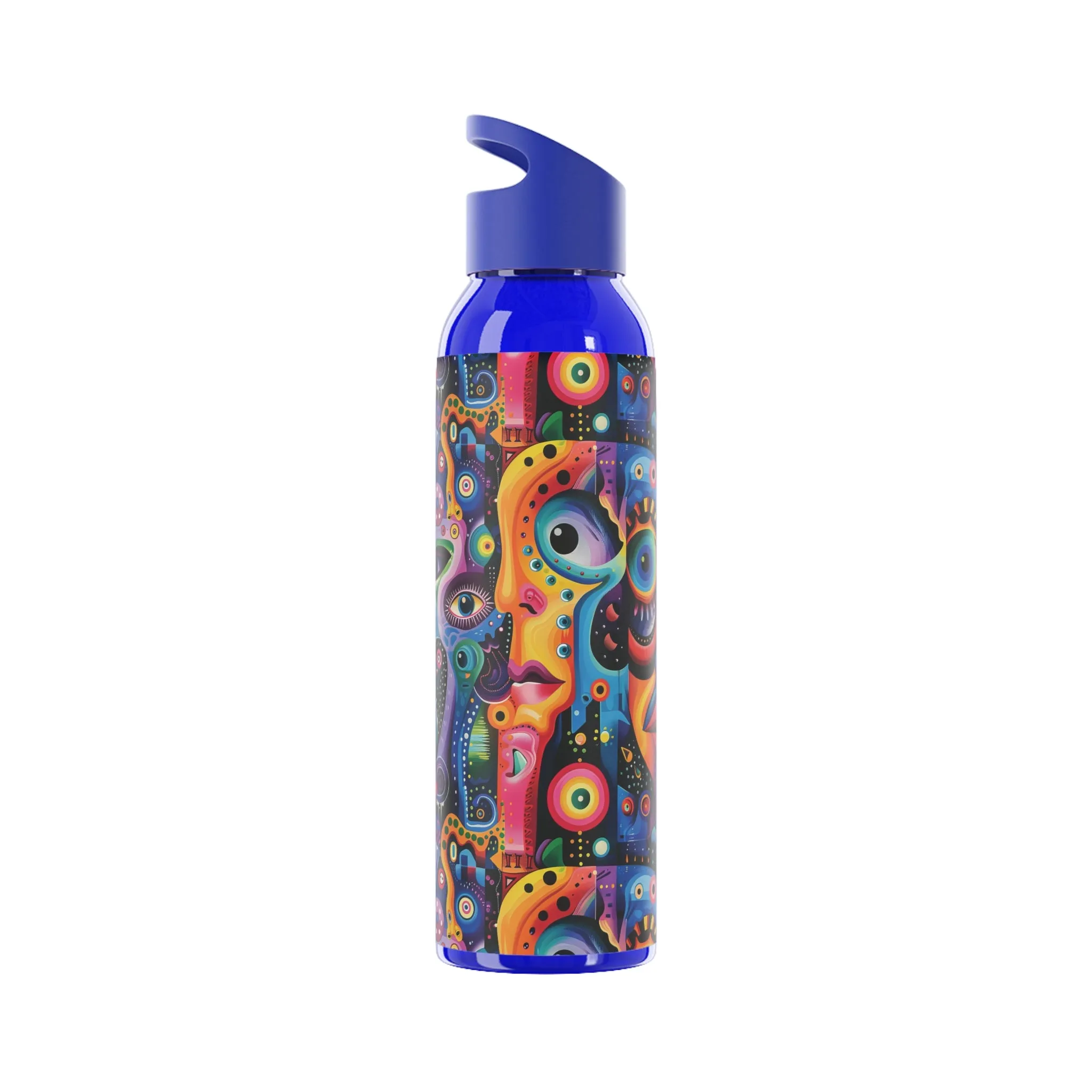 Psychedelic Visions Colorful Sky Water Bottle - Artistic Insulated Hydration for Everyday Use