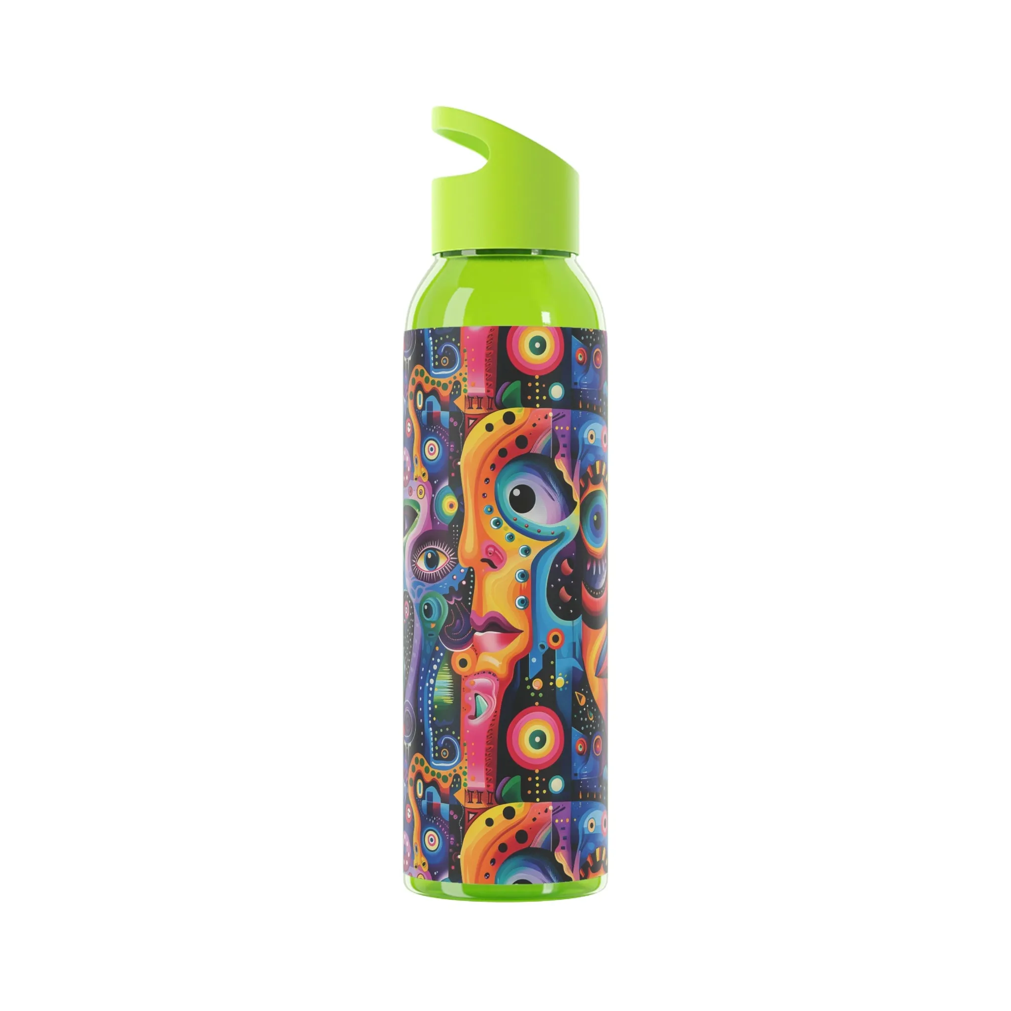 Psychedelic Visions Colorful Sky Water Bottle - Artistic Insulated Hydration for Everyday Use