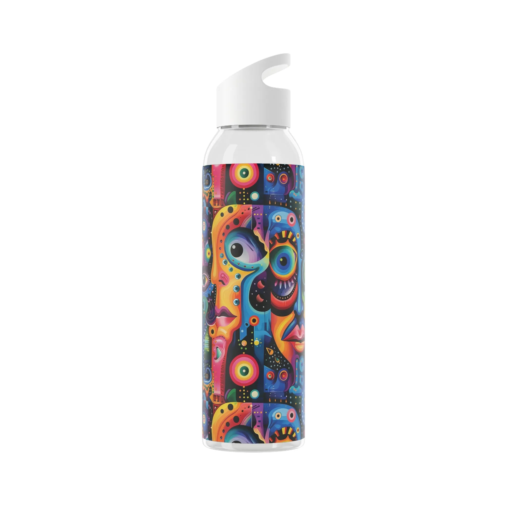 Psychedelic Visions Colorful Sky Water Bottle - Artistic Insulated Hydration for Everyday Use