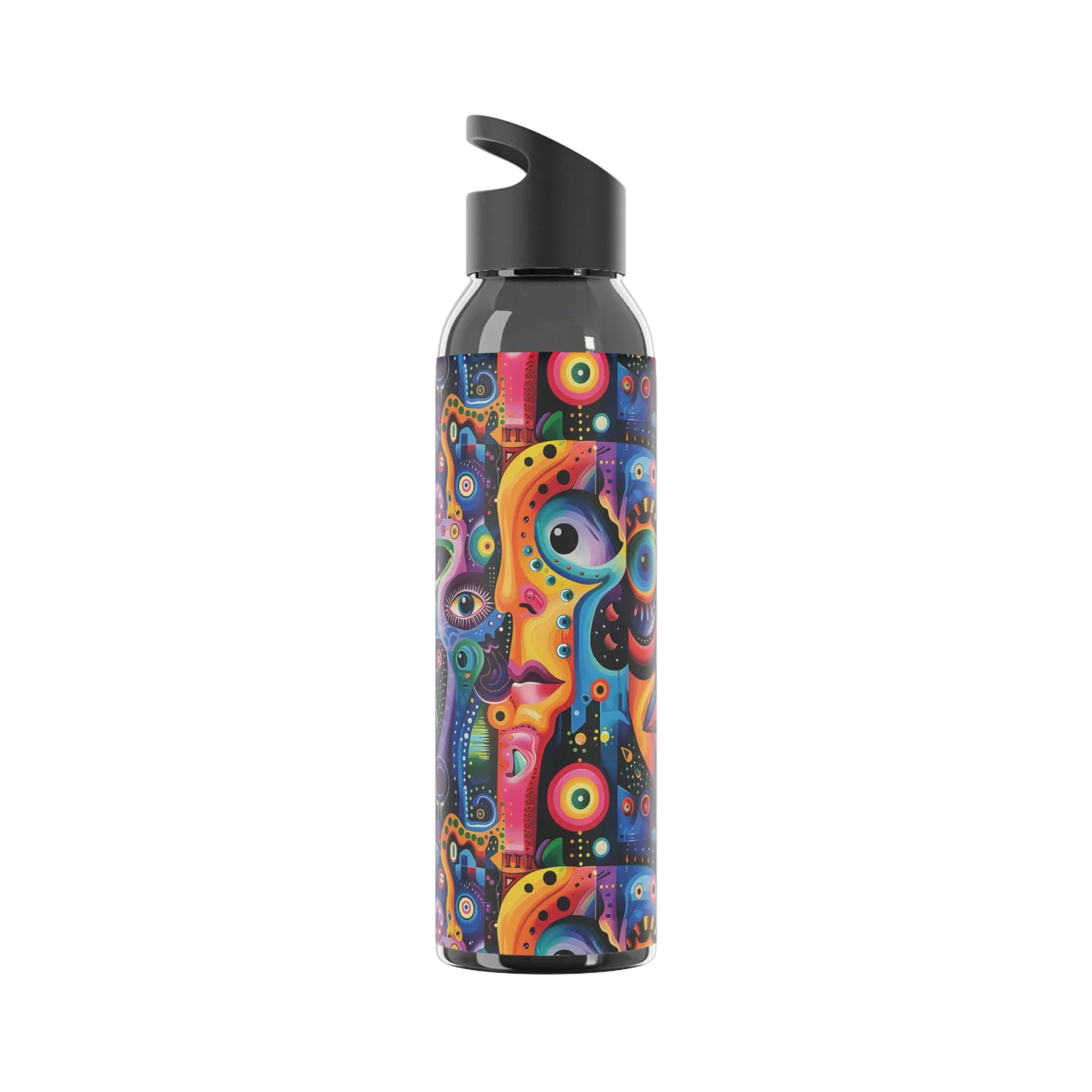 Psychedelic Visions Colorful Sky Water Bottle - Artistic Insulated Hydration for Everyday Use