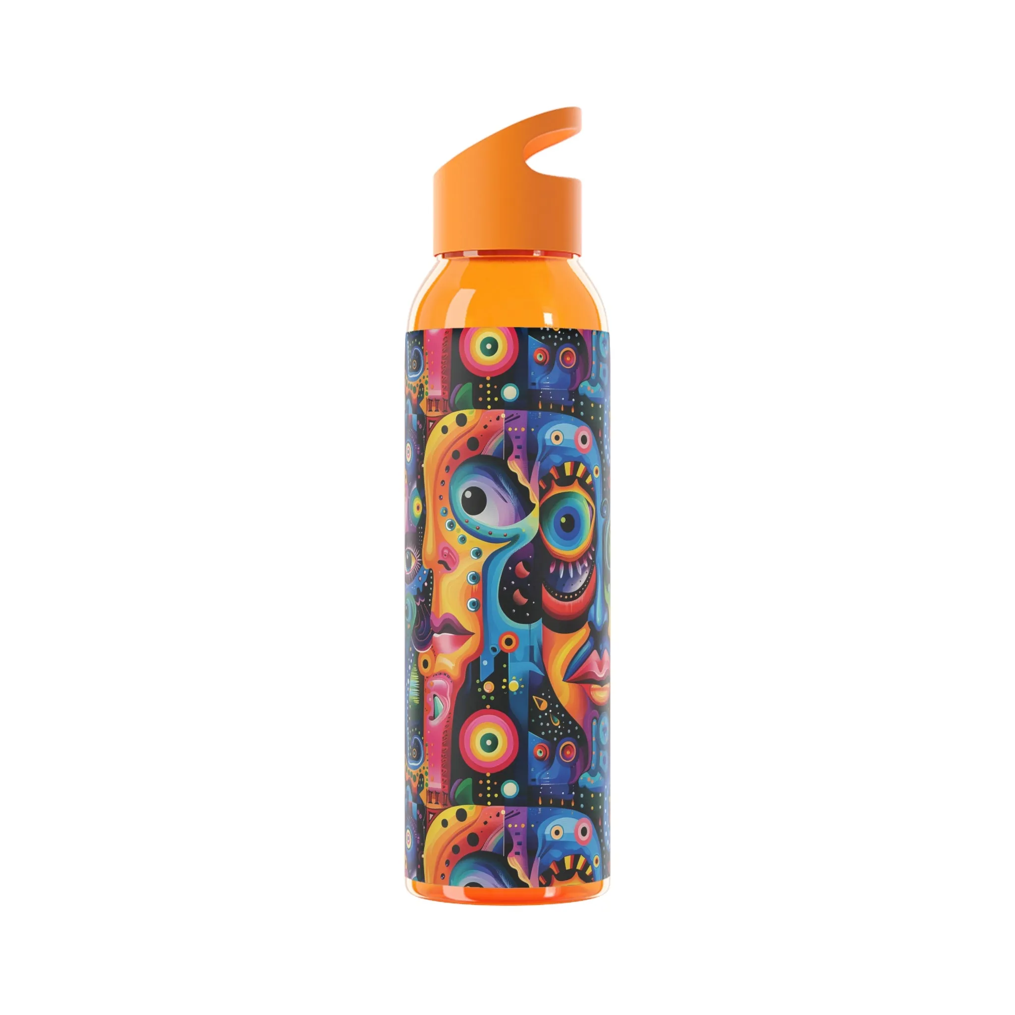 Psychedelic Visions Colorful Sky Water Bottle - Artistic Insulated Hydration for Everyday Use