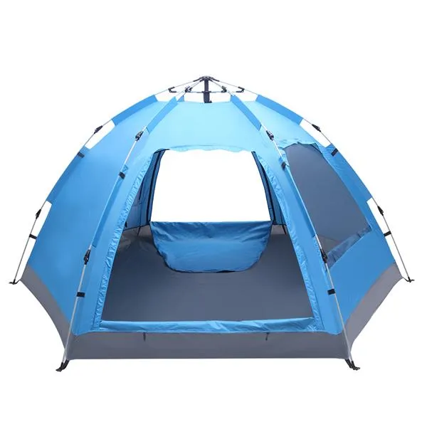 QuickShelter Pop-Up Family Tent – 2-Door Automatic Setup Weather-Ready Shelter
