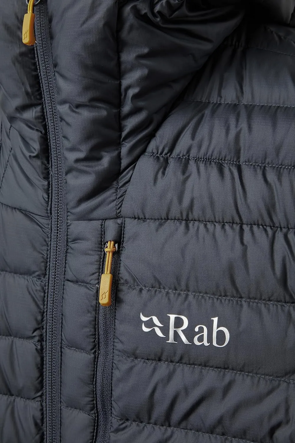 Rab Men's Microlight Alpine 700-Fill Down Hooded Puffer Jacket for Hiking & Skiing