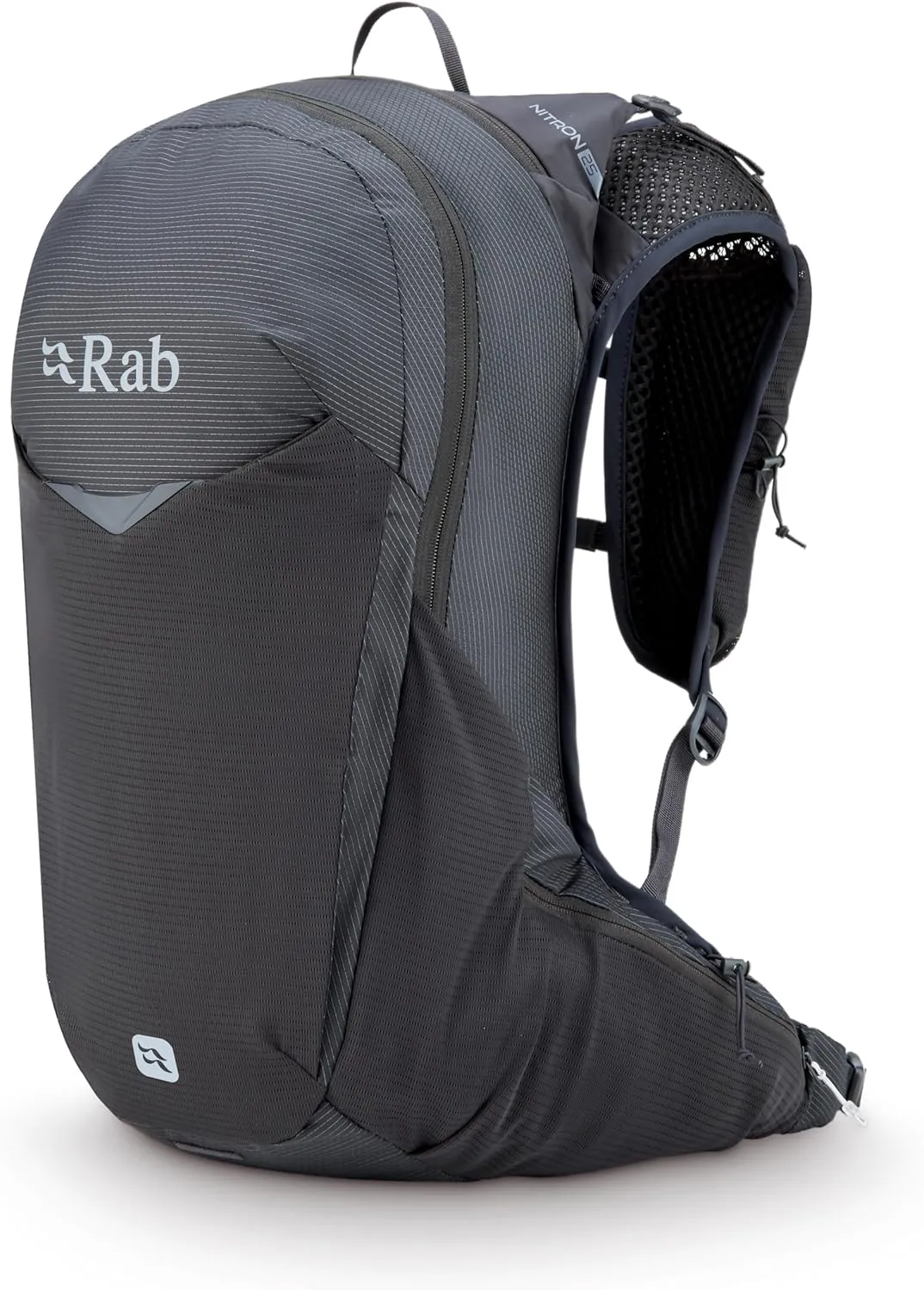 Rab Nitron Lightweight Hydration Pack - Comfortable Daypack for Hiking, Trekking, & Trail Running - Anthracite - 25-Liter (Back Length - Medium)