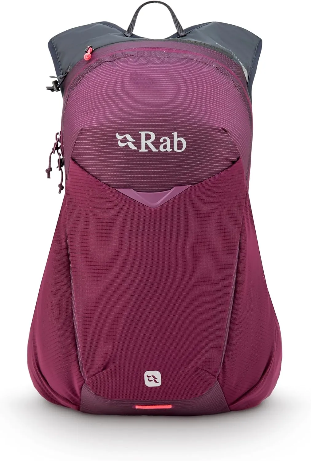 Rab Nitron Lightweight Hydration Pack - Comfortable Daypack for Hiking, Trekking, & Trail Running - Mulberry - 18-Liter (Back Length - Medium)