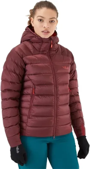 Rab Women's Electron Pro 800-Fill Down Hooded Jacket for Climbing and Mountaineering