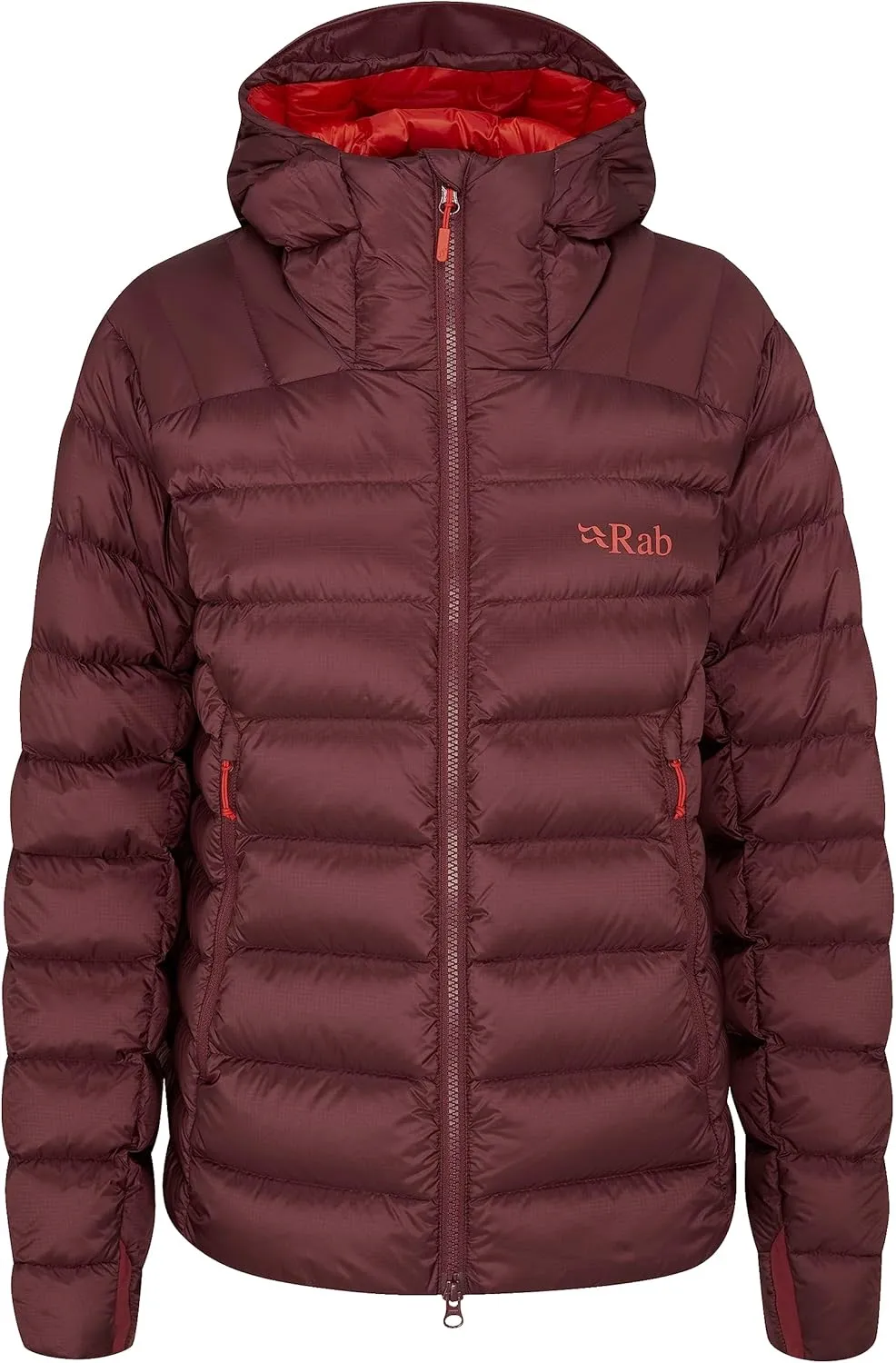 Rab Women's Electron Pro 800-Fill Down Hooded Jacket for Climbing and Mountaineering