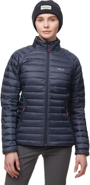 Rab Women's Microlight Down Jacket - 700-Fill Down Puffer Coat for Hiking & Skiing