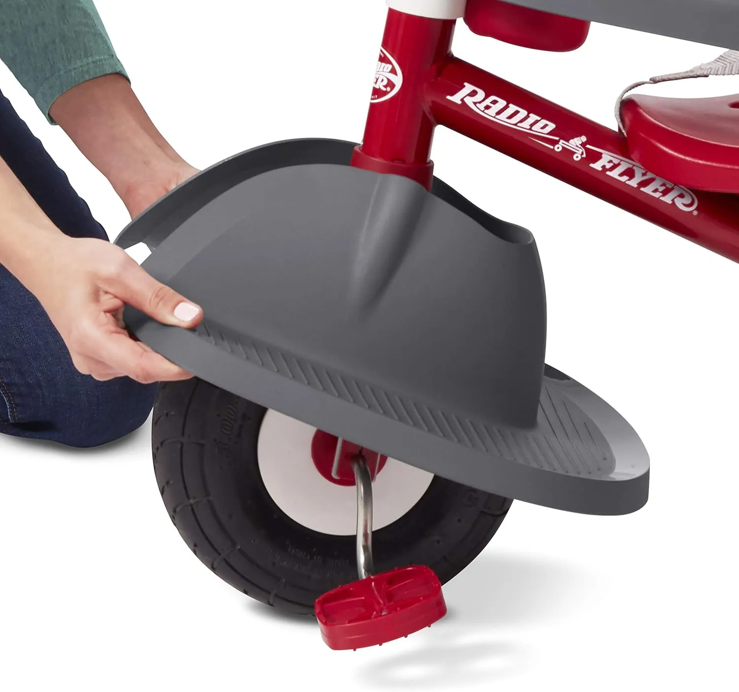 Radio Flyer Ultimate All-Terrain Stroll 'N Trike, Kids and Toddler Tricycle, Red Toddler Bike, for Ages 9 Months - 5 Years