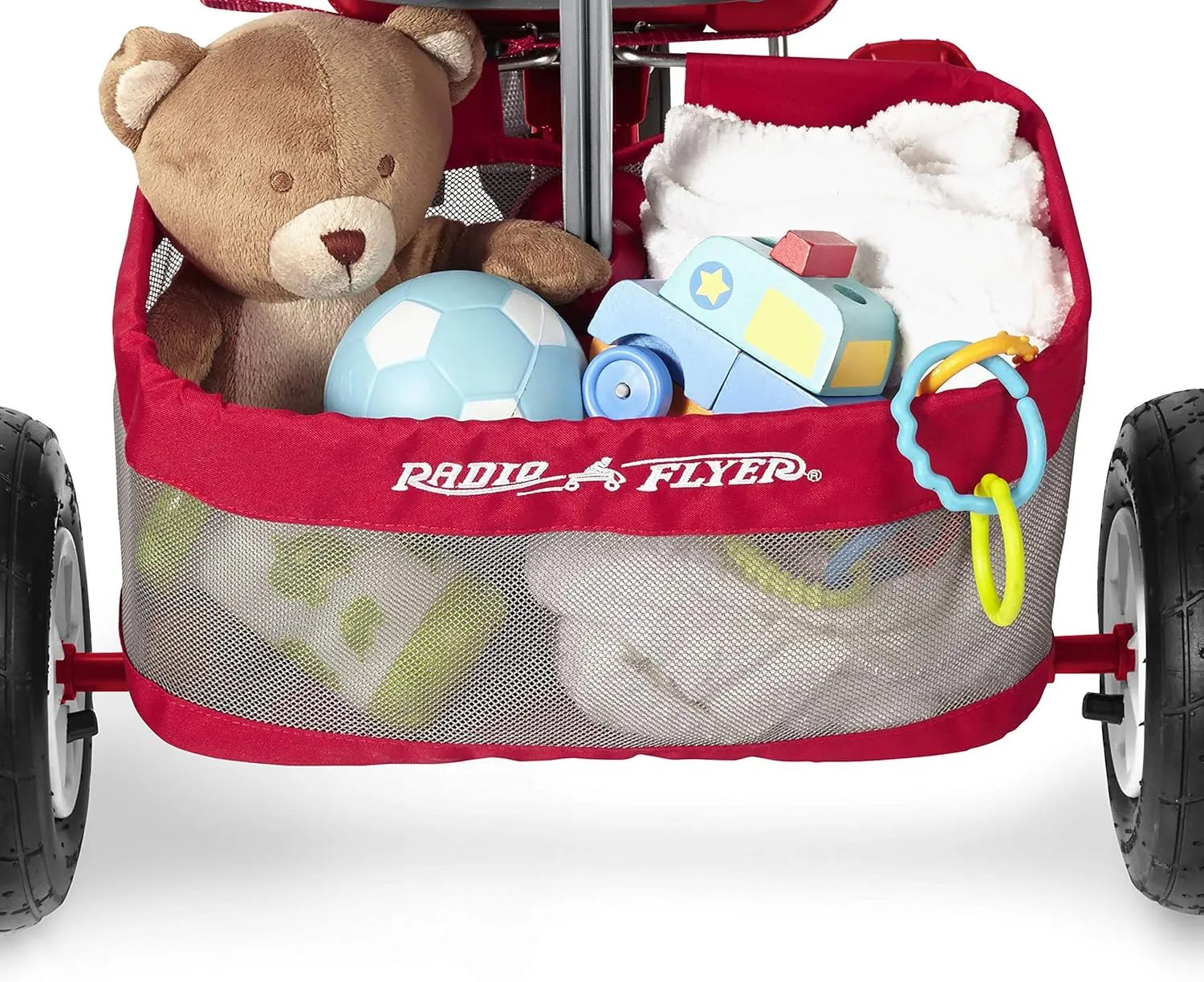 Radio Flyer Ultimate All-Terrain Stroll 'N Trike, Kids and Toddler Tricycle, Red Toddler Bike, for Ages 9 Months - 5 Years