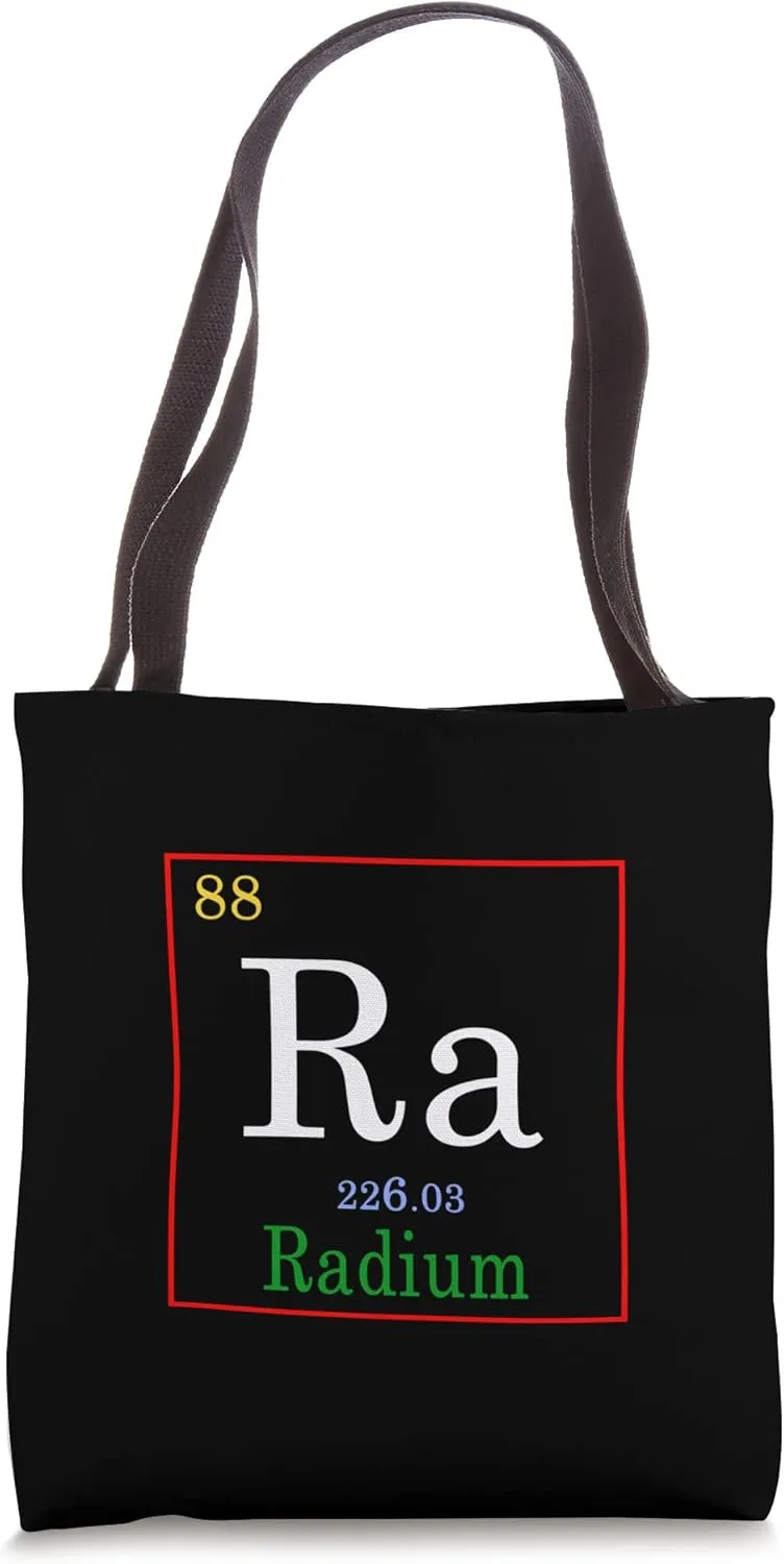 Radium Element Periodic Table Chemistry Tote Bag
