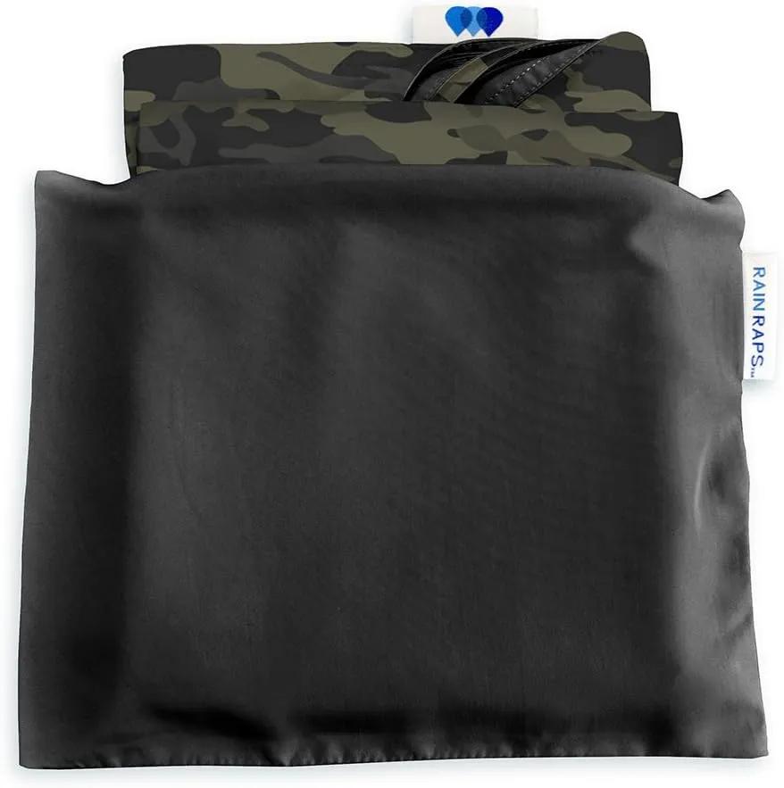 Rain Poncho Jacket Waterproof Rain Cape | One-Size Reversible Rainproof Lightweight & Fast-Drying | Hooded Wrap