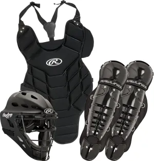 Rawlings | Players Series Youth Catcher's Set | Ages 6-12 | Includes Facemask, Chest Protector, Leg Guards