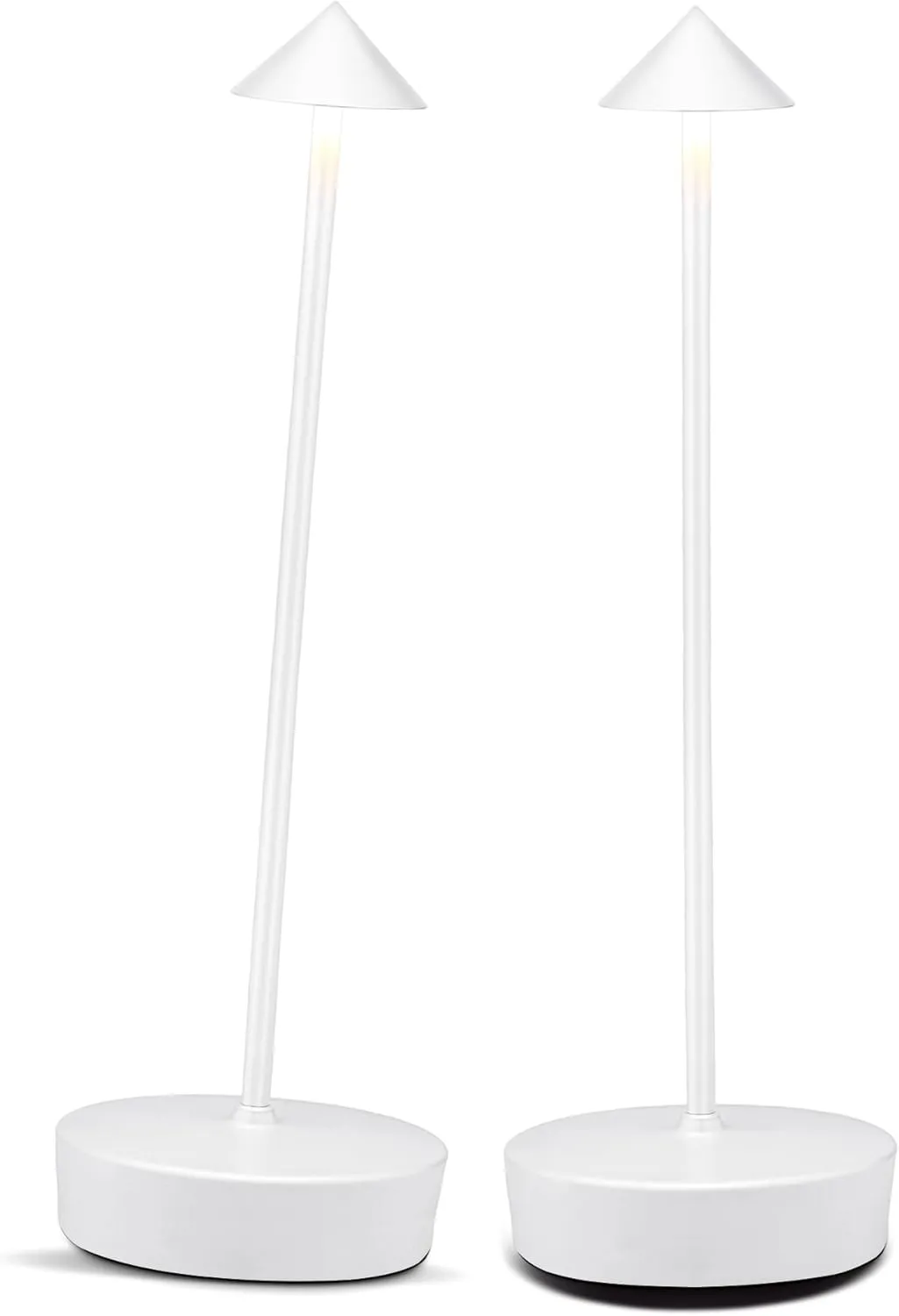 Rechargeable Cordless Table Lamp, 7000mAh Portable Led Table Light 2 Pack, Battery Operated Lamp Waterproof, Outdoor Table Lamp for Dining Restaurant Patio Bedroom Office