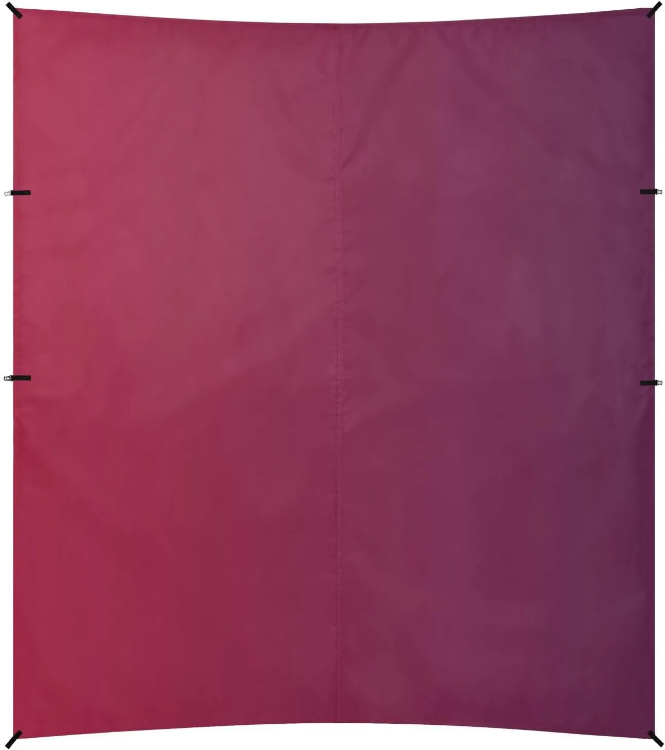 Red Purple Gradient Beach Tent & Canopy UPF50  Protection Water-Resistant Large Sun Shelter with Sandbags, Sand Shovel, Poles for Camping, Fishing, Backyard Fun