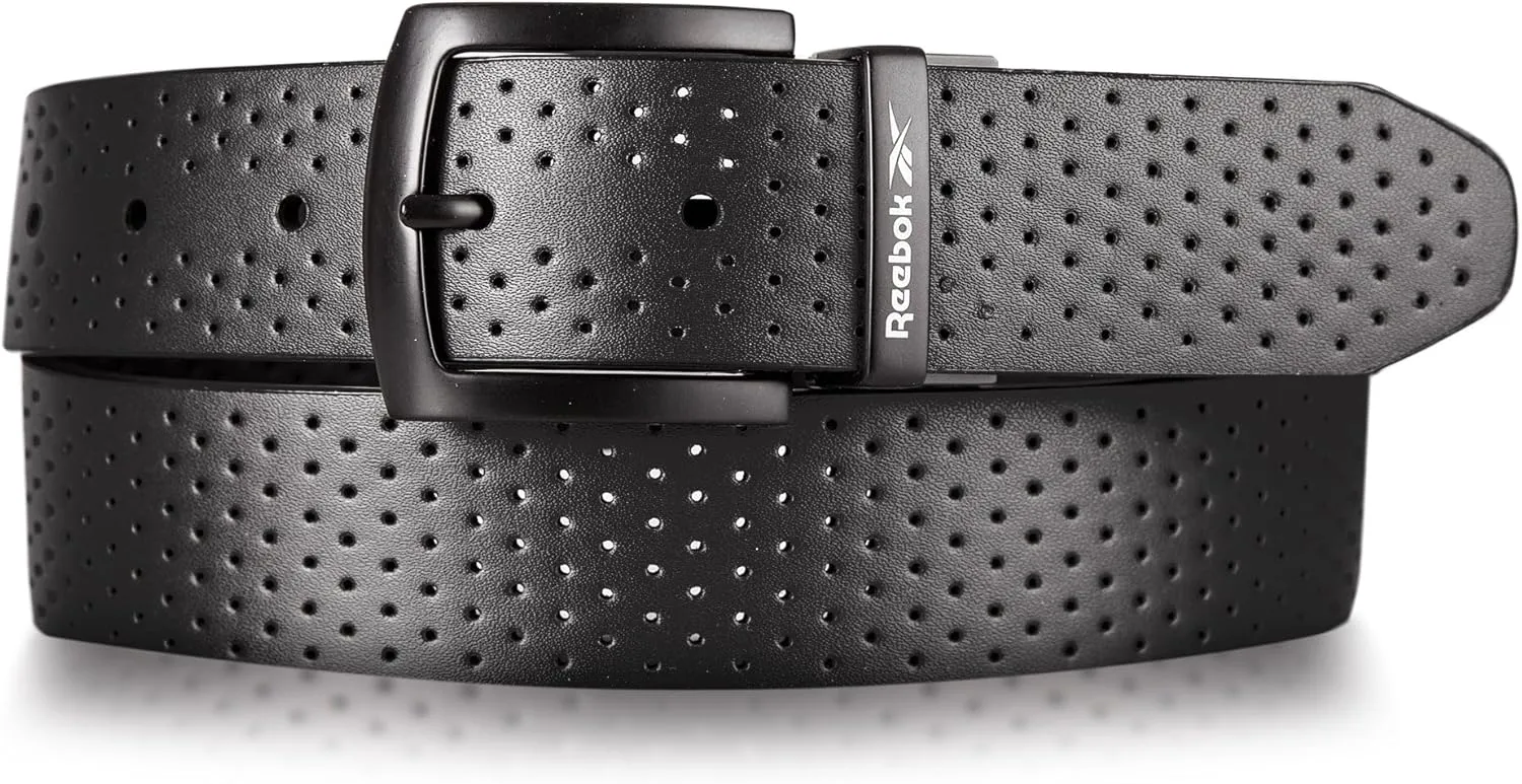 Reebok Men's Golf Belts| Lightweight | Athletic Comfort | Nylon Webbing