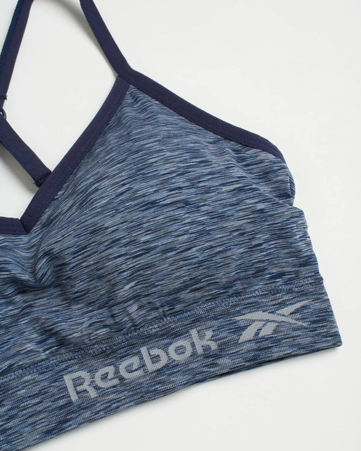 Reebok Women's Lightweight Soft Stretch Performance Cami Seamless Bralette, 2 Pack