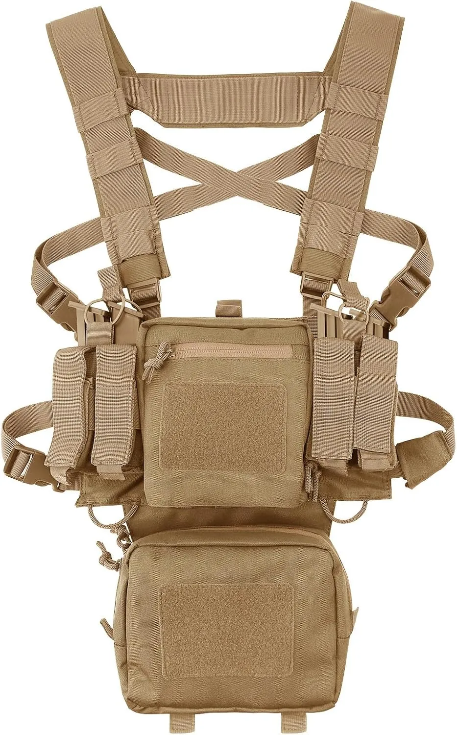 REEBOW GEAR Tactical Chest Rig Black/Grey/Tan