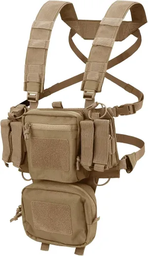 REEBOW GEAR Tactical Chest Rig Black/Grey/Tan