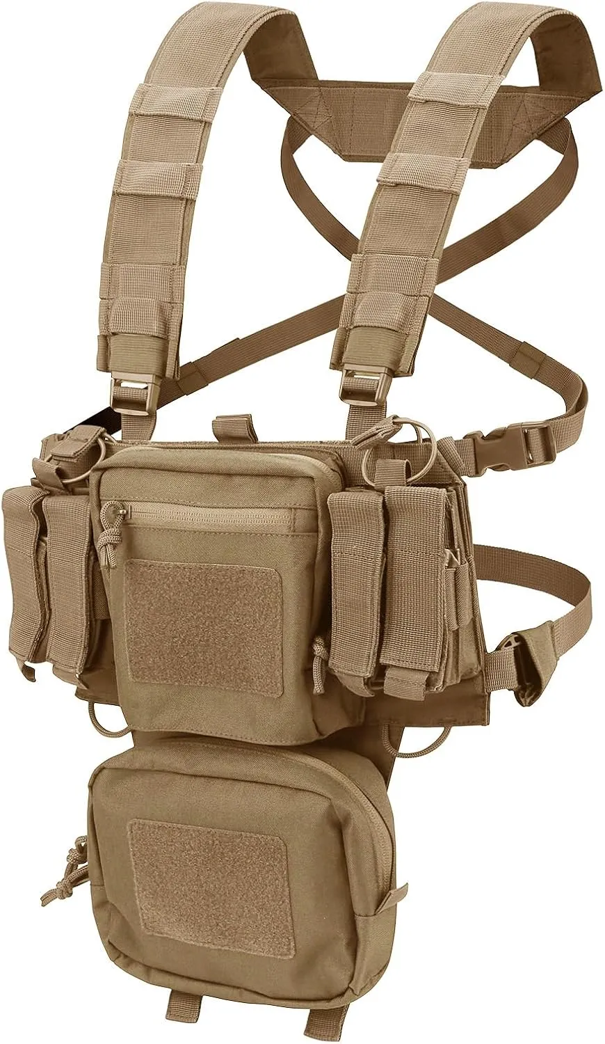 REEBOW GEAR Tactical Chest Rig Black/Grey/Tan