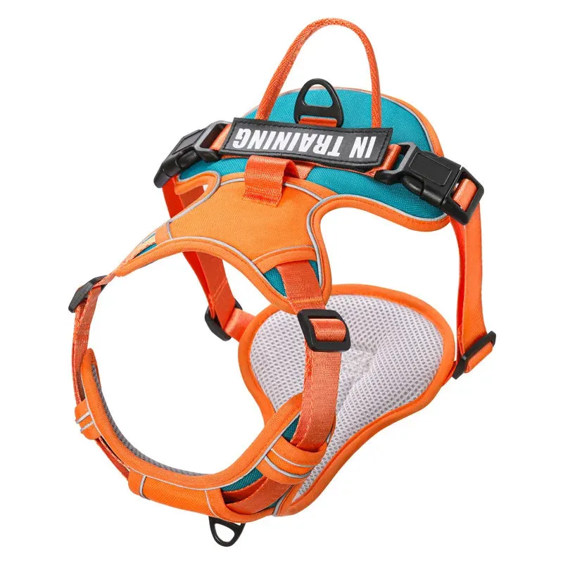 Reflective Nylon Adjustable Dog Harness Vest