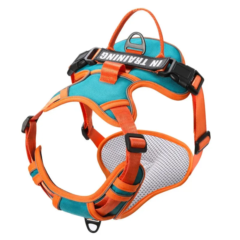Reflective Nylon Adjustable Dog Harness Vest