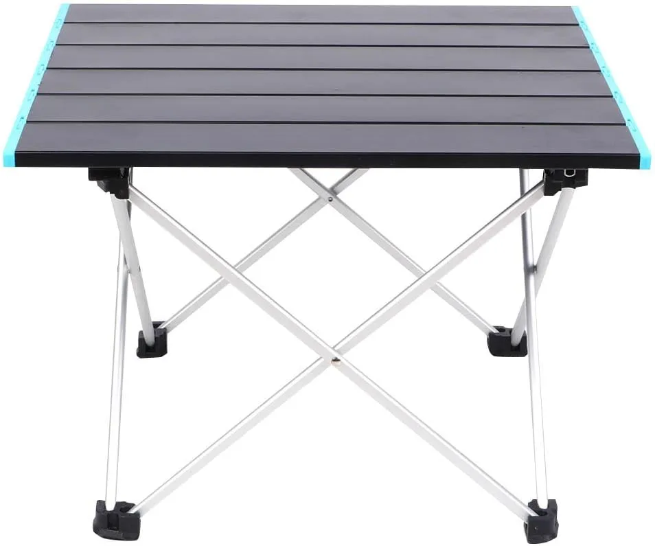 Restokki Portable Camping Table, Portable Grill Table, Small Folding Beach Table, Compact Backpacking Travel Table for Outdoor Hiking, Picnics, Cooking