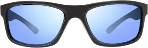 Revo Sunglasses Harness: Polarized Lens with Rectangle Sport Wrap Frame