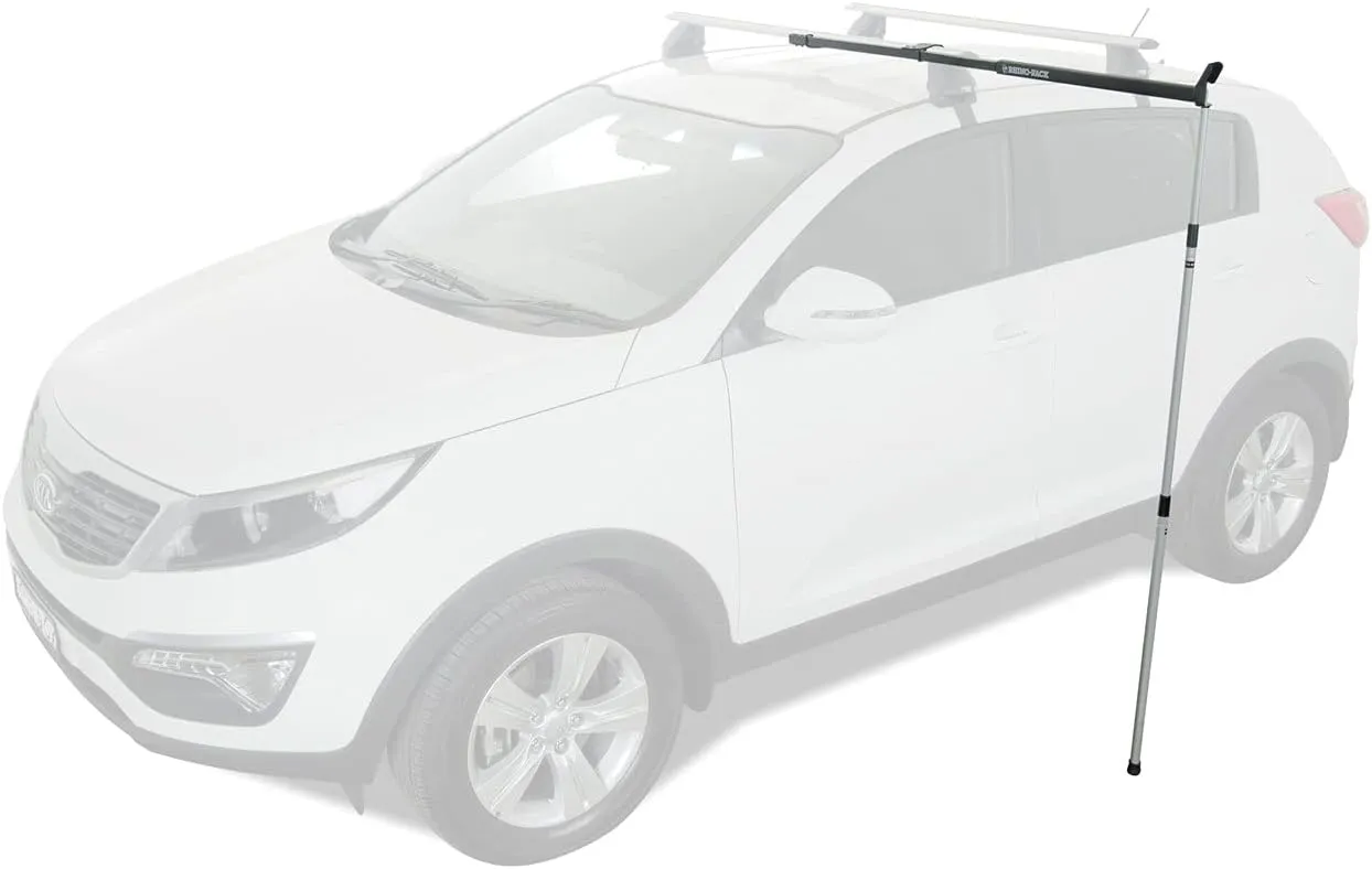 Rhino-Rack Universal Side Loader for One Person Loading of Kayaks, Canoes, SUP Paddleboards, Surfboards, Ladders, Lumber; Fits Most Roof Racks Includes 6 Rack Adapters, Foam Pad & Quick Strap (RUSL)