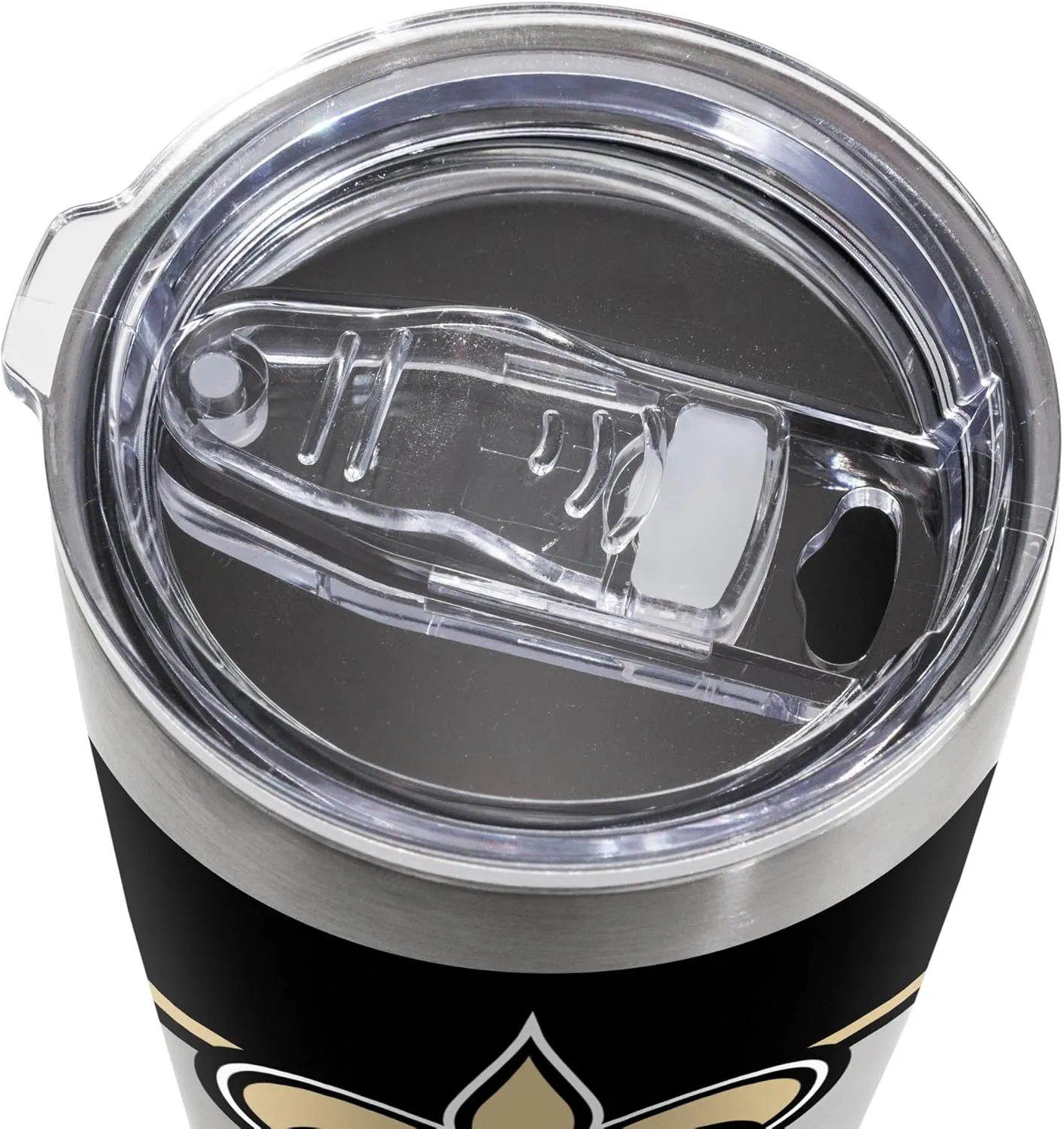 Rico Industries NFL Football 20oz Stainless Steel Tumbler with Lid - Great For Coffee, Tea, Water or Cocktails