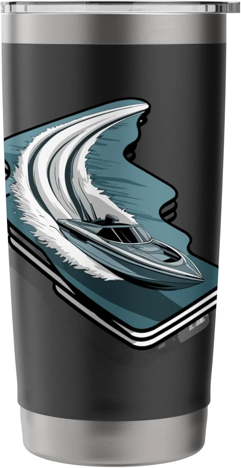 Ride Wave Speedboat Adventure Stainless Steel Insulated Tumbler