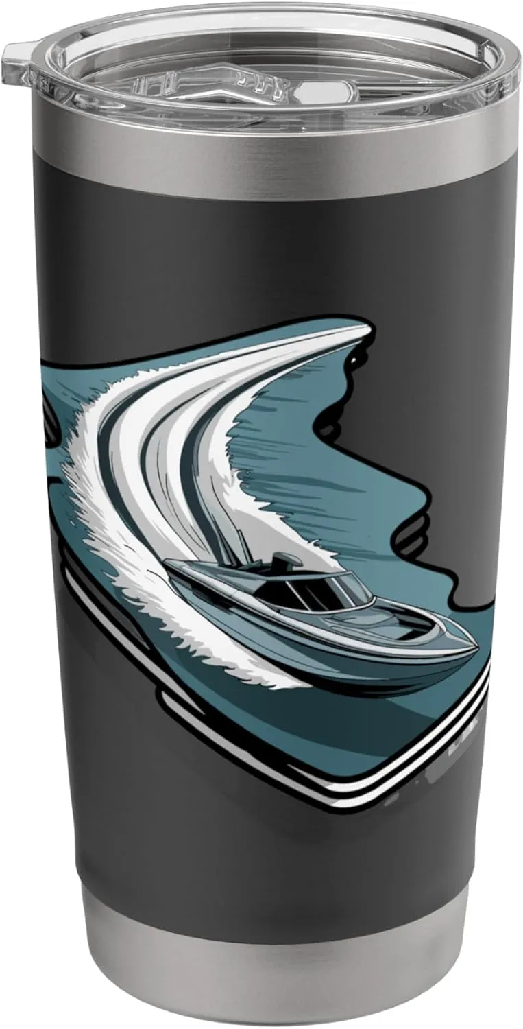Ride Wave Speedboat Adventure Stainless Steel Insulated Tumbler