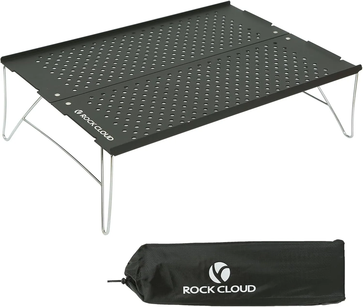 ROCK CLOUD Mini Compact Camping Table Ultralight Folding Table for Backpacking Camp Hiking Beach Picnic BBQ
