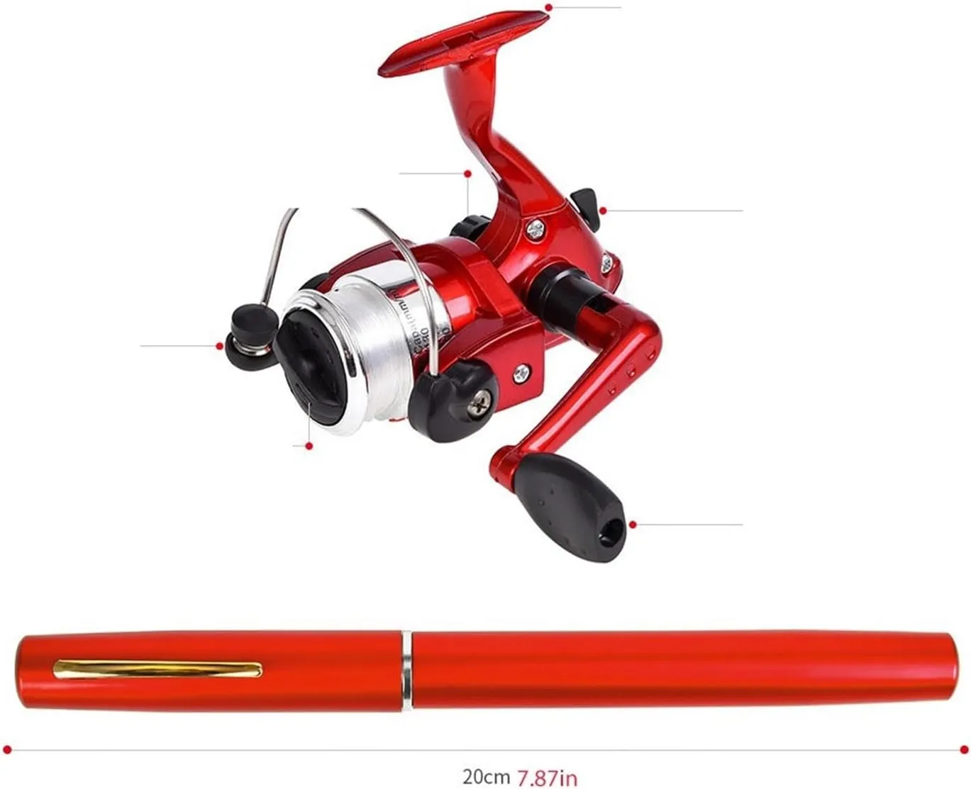 Rods Fishing Accessories Fish Rod Goods Tackle Reel Telescopic Pole Tools Accessaries Poles Material Things Articles