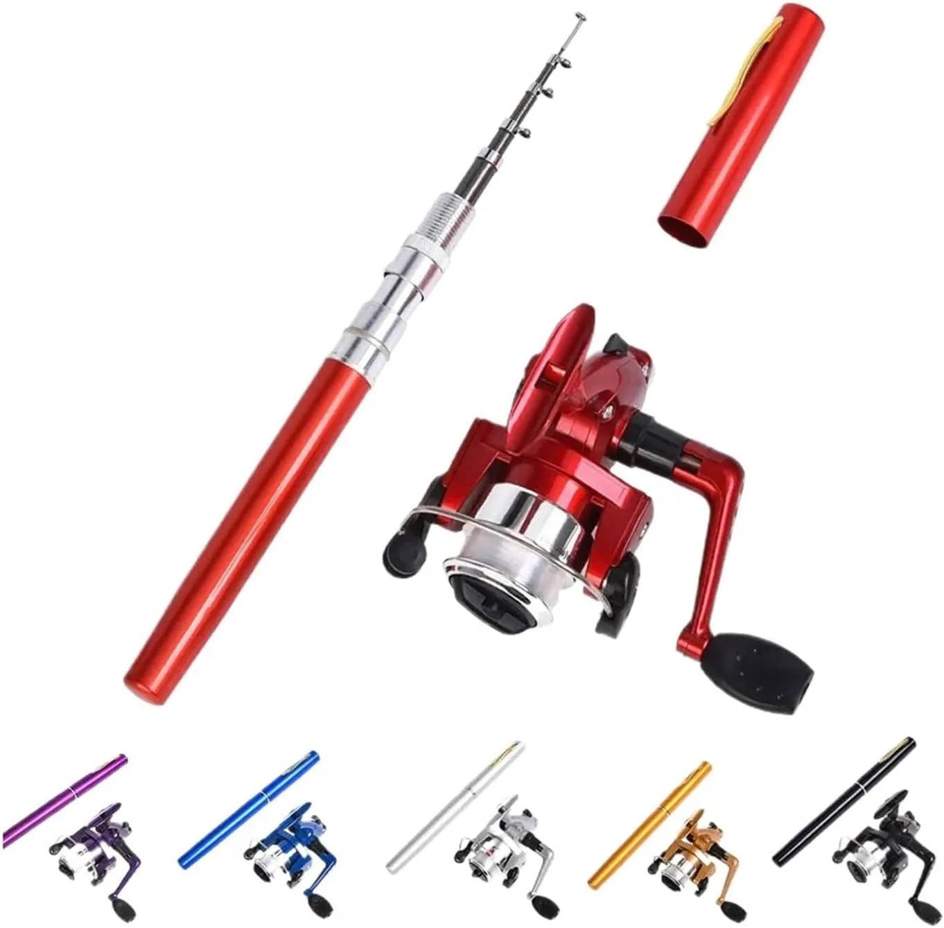 Rods Fishing Accessories Fish Rod Goods Tackle Reel Telescopic Pole Tools Accessaries Poles Material Things Articles