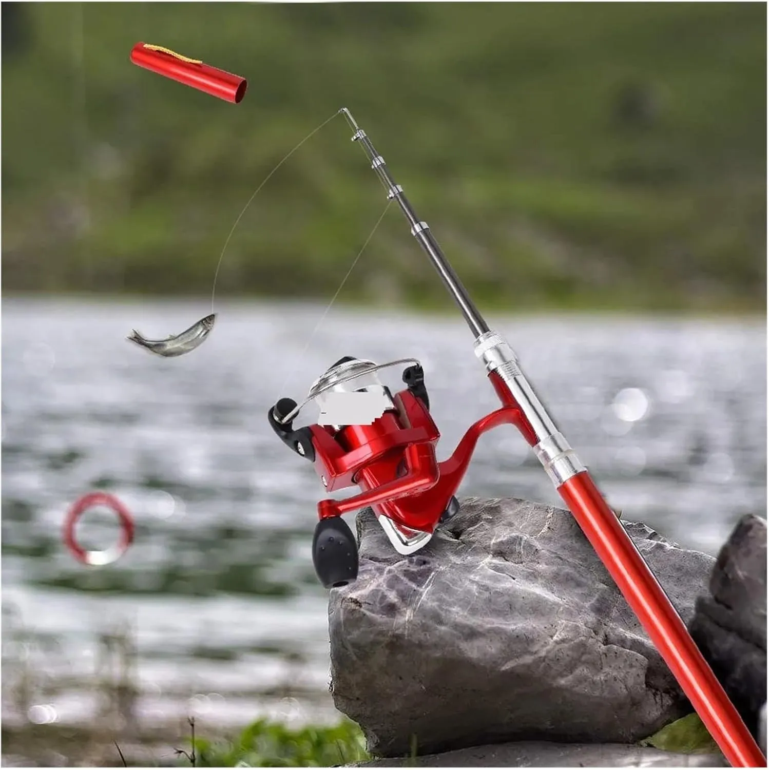 Rods Fishing Accessories Fish Rod Goods Tackle Reel Telescopic Pole Tools Accessaries Poles Material Things Articles