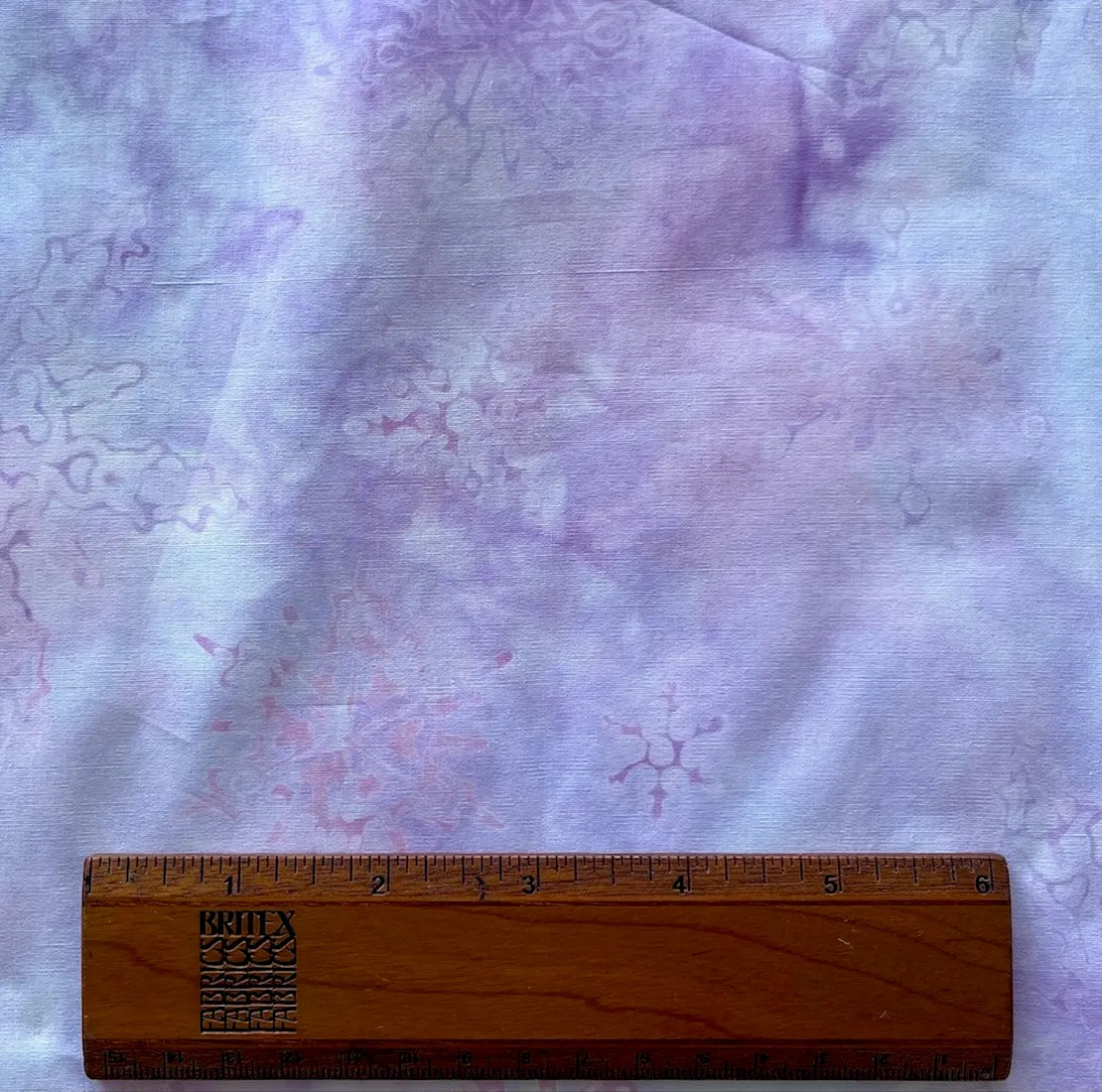 Rose & Lavender Snowflakes Cotton Batik (Made in Indonesia)