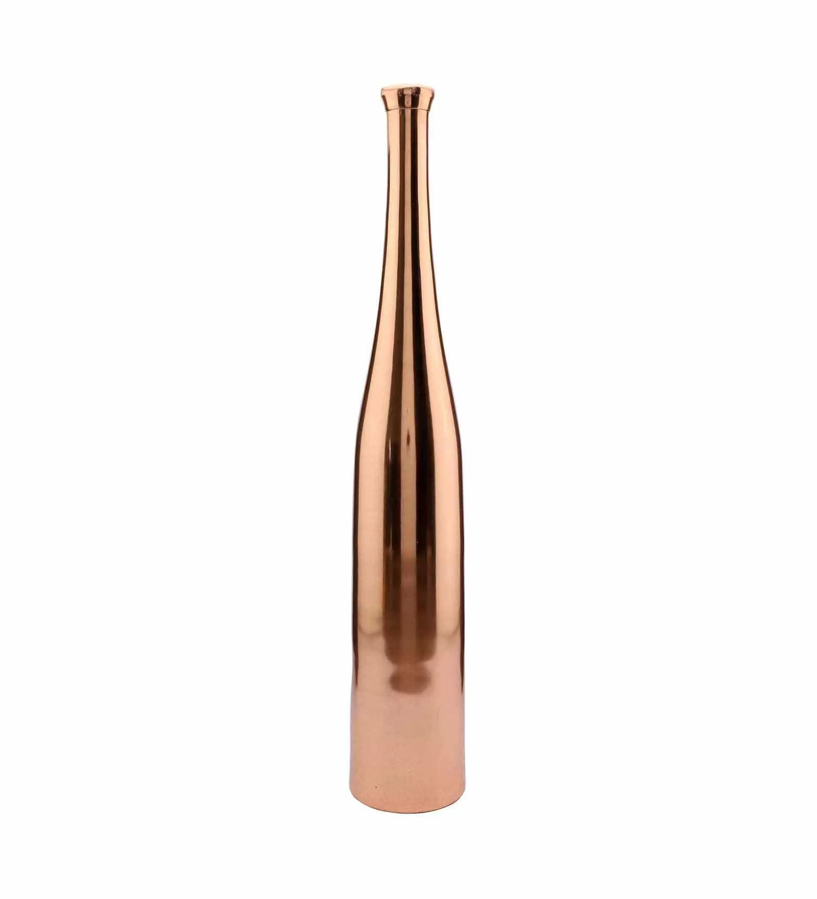 Rose gold Champagne large Bottle Vase Decor de Maison,