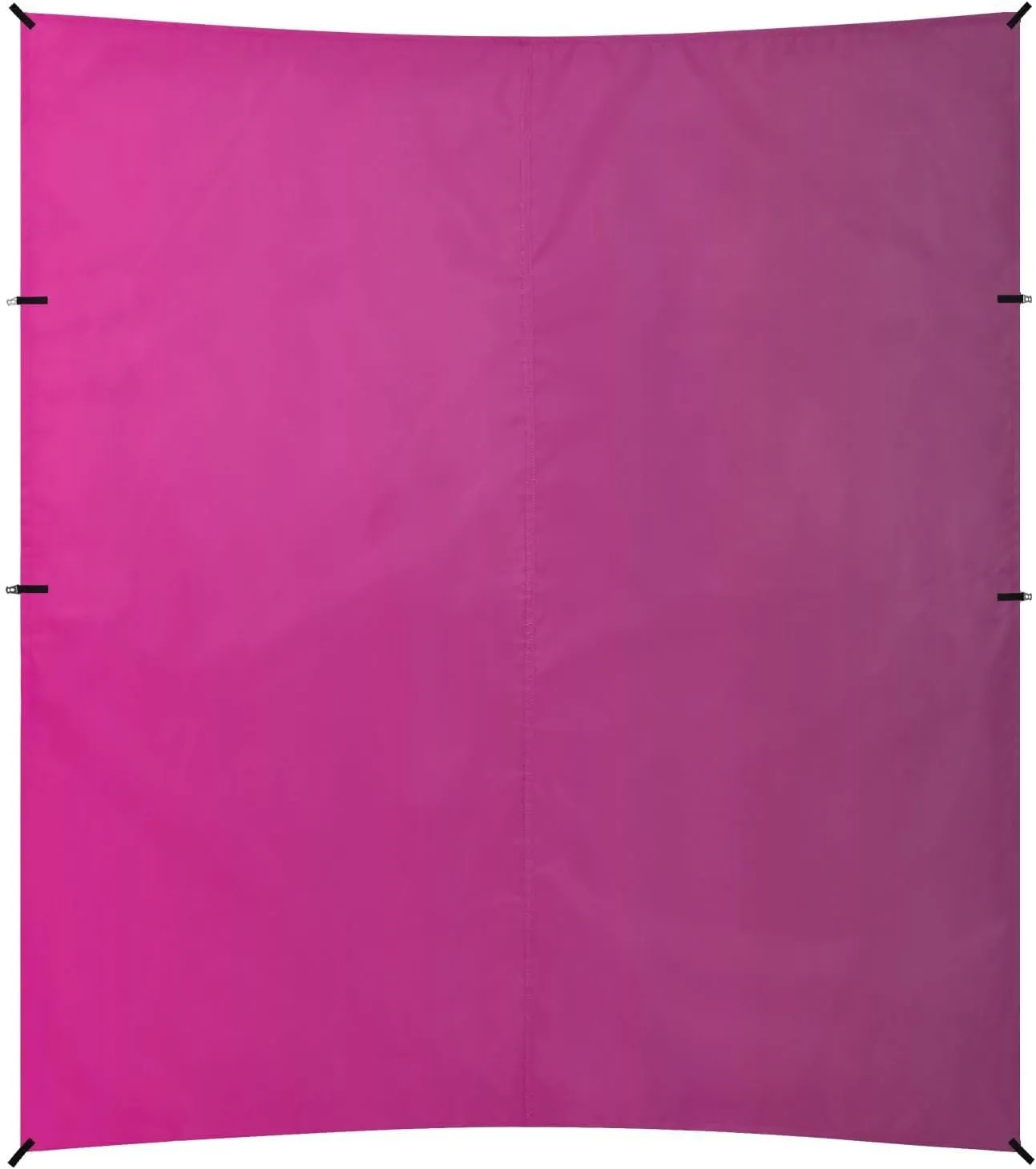 Rose Red Gradient Foldable Beach Cabana UPF50 Lightweight Large Sun Shelter with Sandbags, Sand Shovel, Poles for Camping, Picnics, Backyard & Fishing